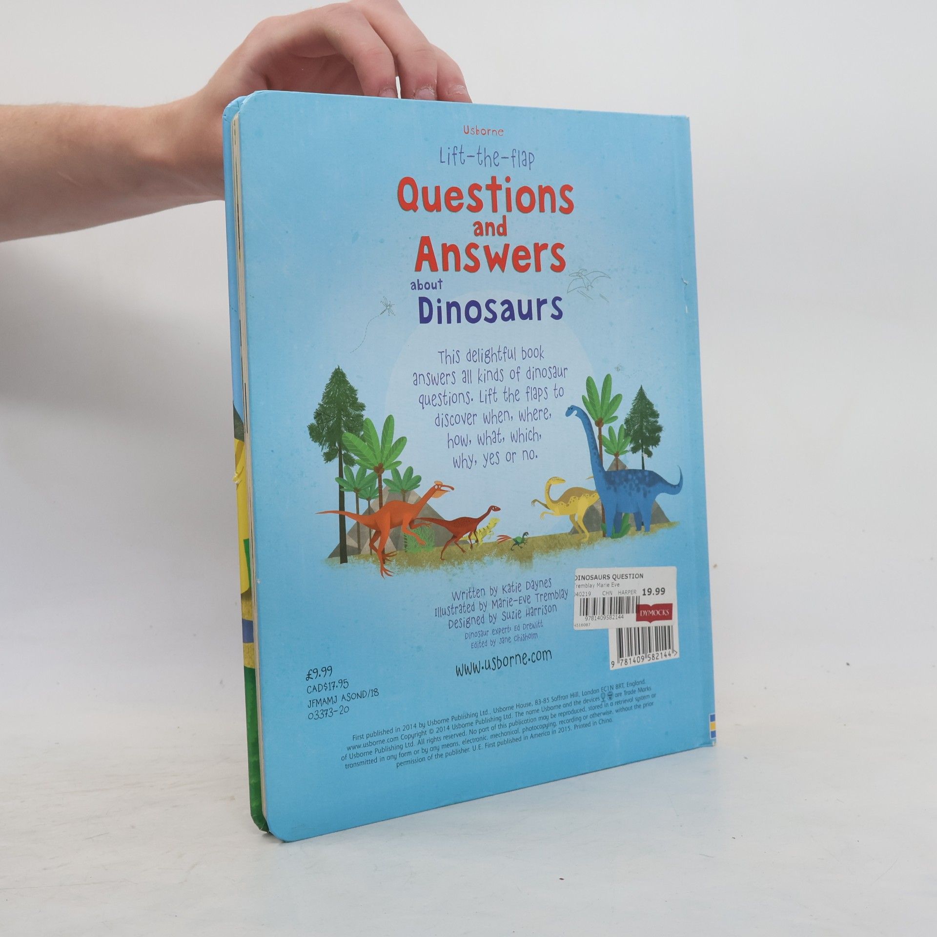 Katie Daynes Questions and answers about dinosaurs