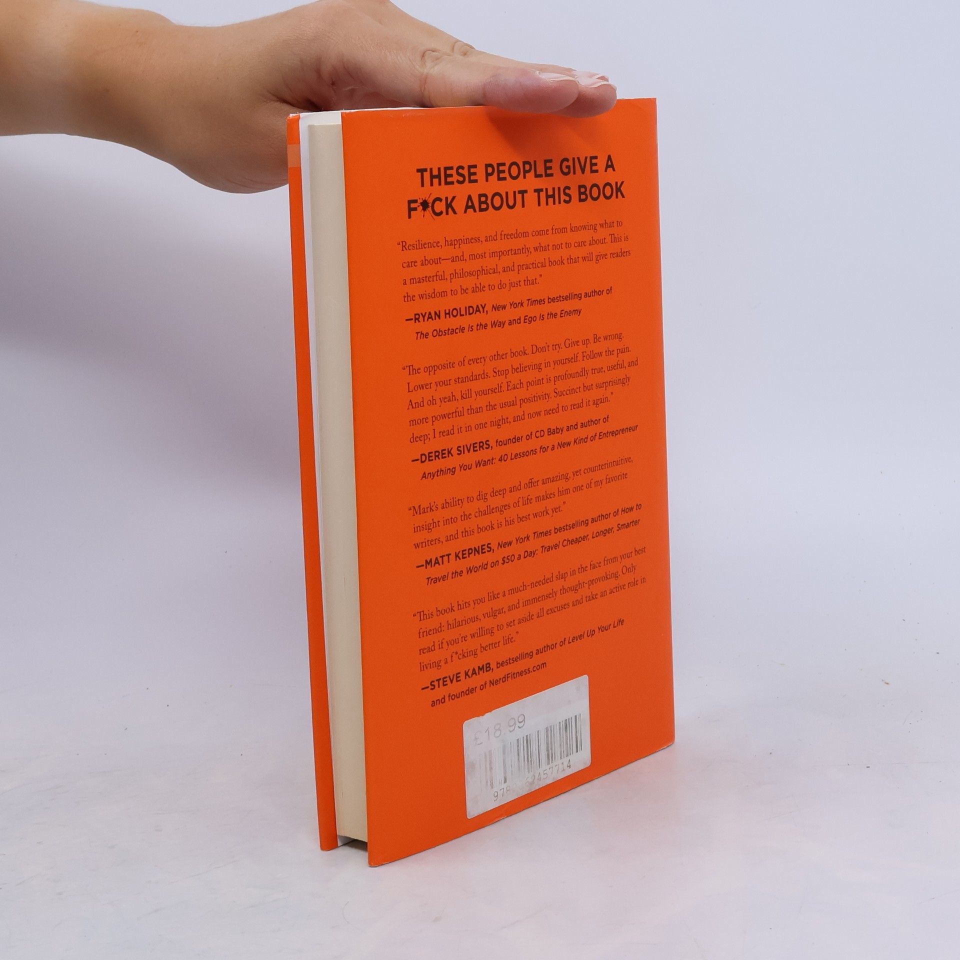 Mark Manson The Subtle Art of Not Giving a Fuck