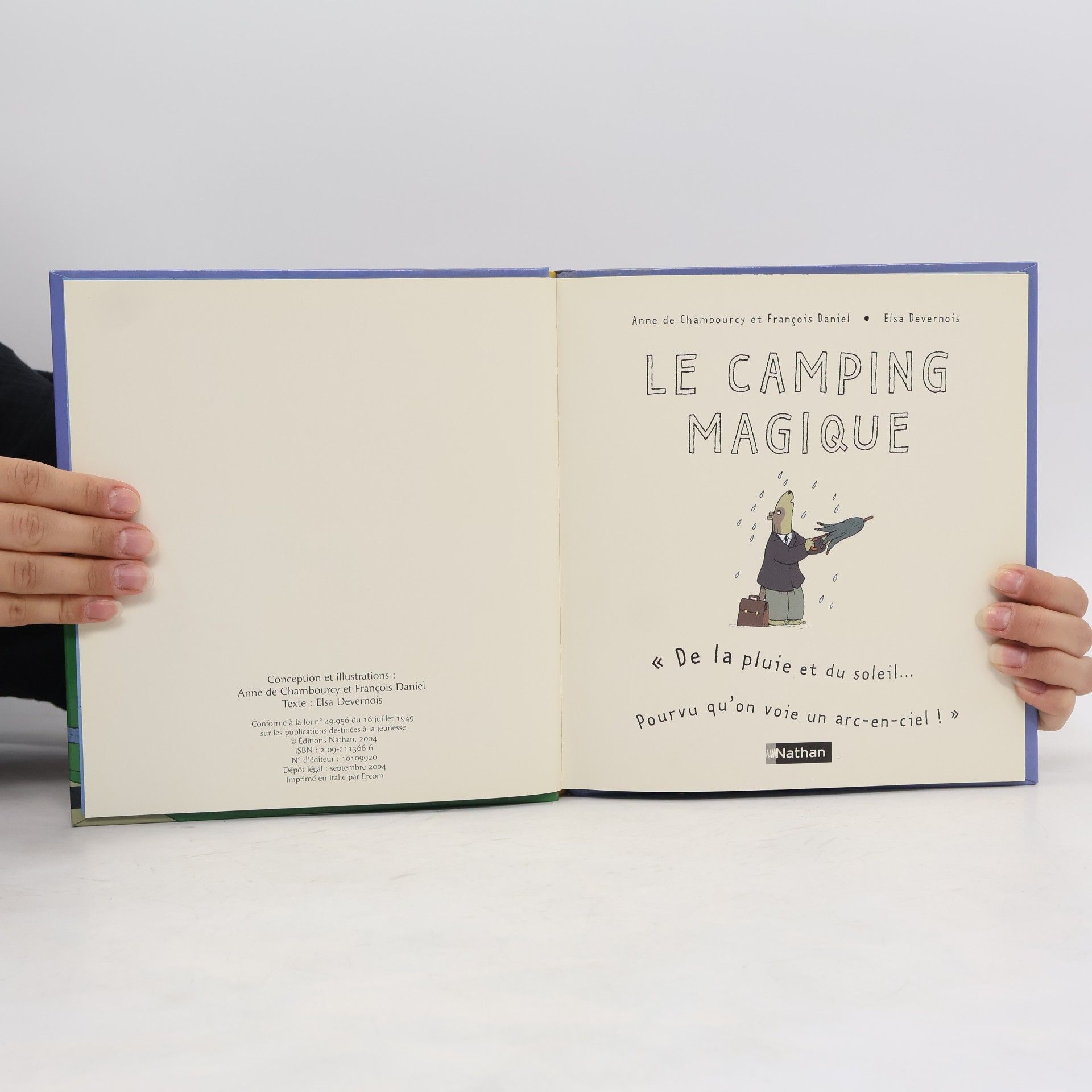 Anne de Chambourcy La camping magique