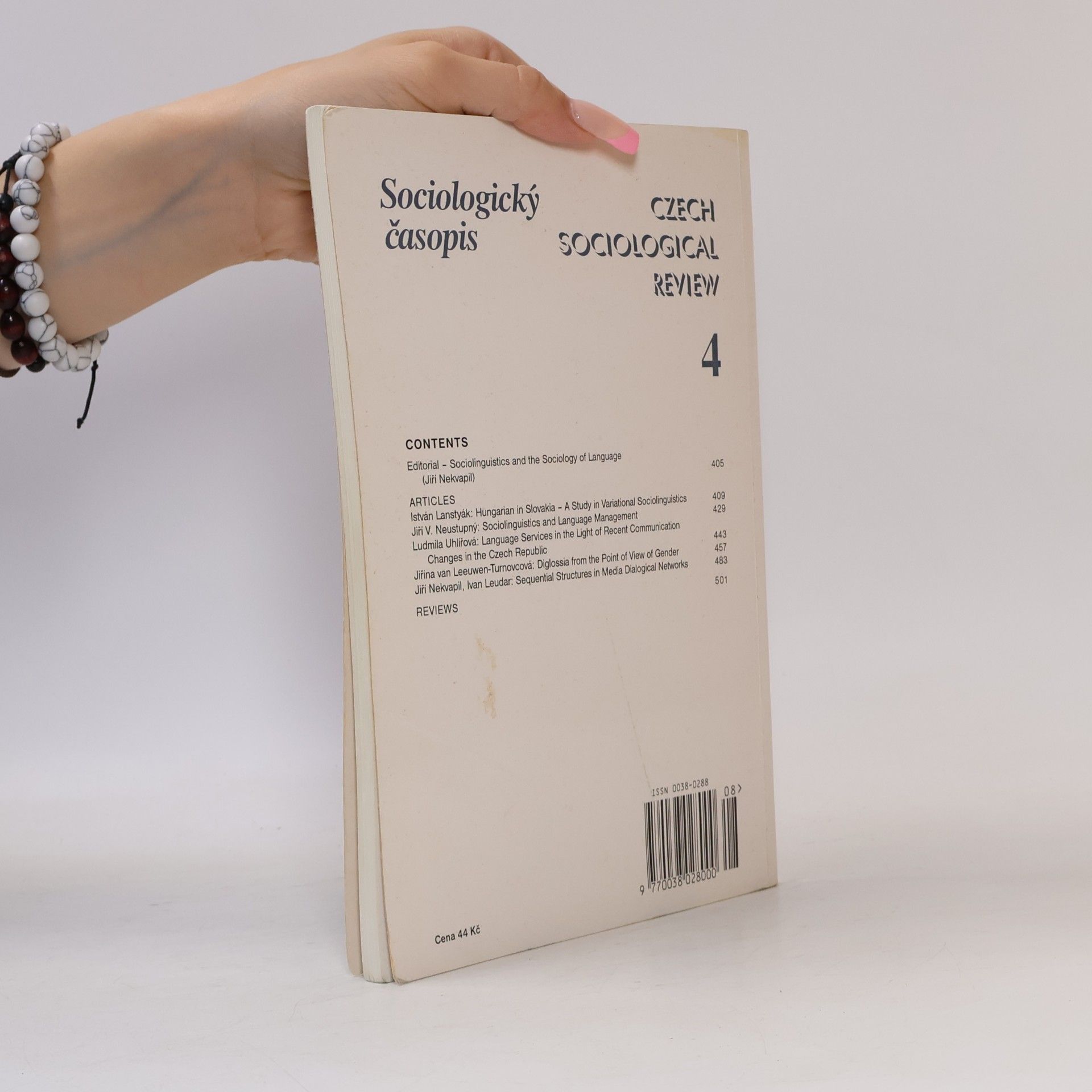 Auteurscollectief Sociologický časopis 38