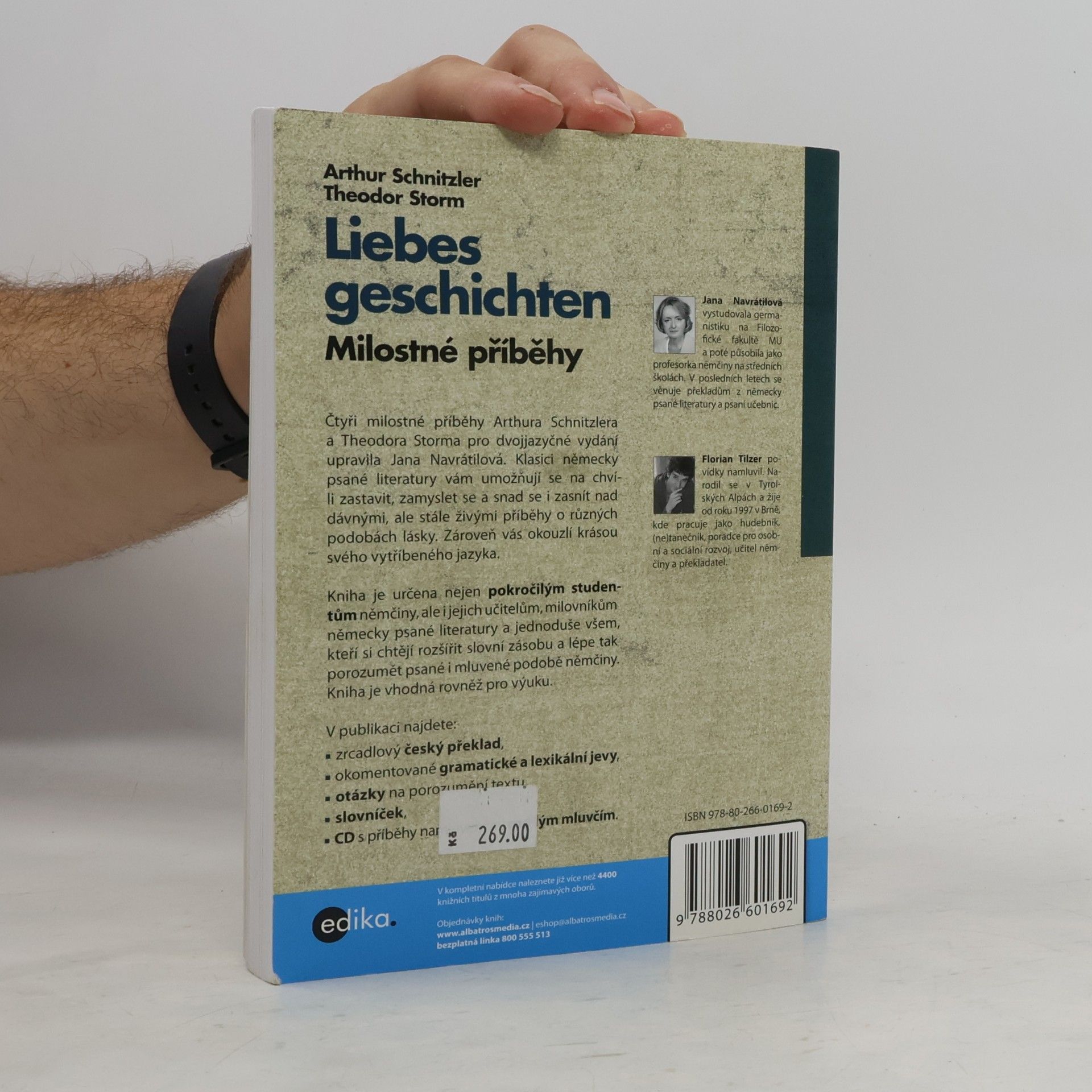 Arthur Schnitzler Milostné příběhy. Liebesgeschichten