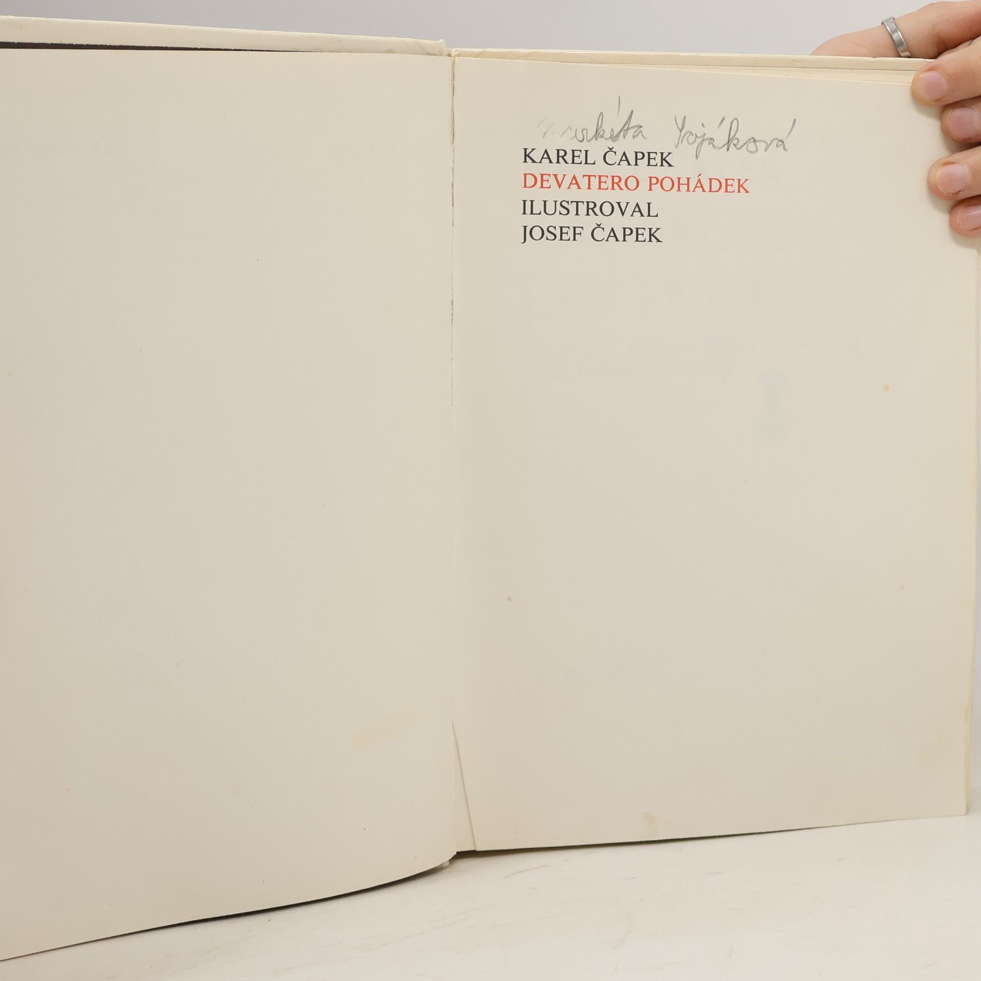 Karel Čapek Devatero pohádek