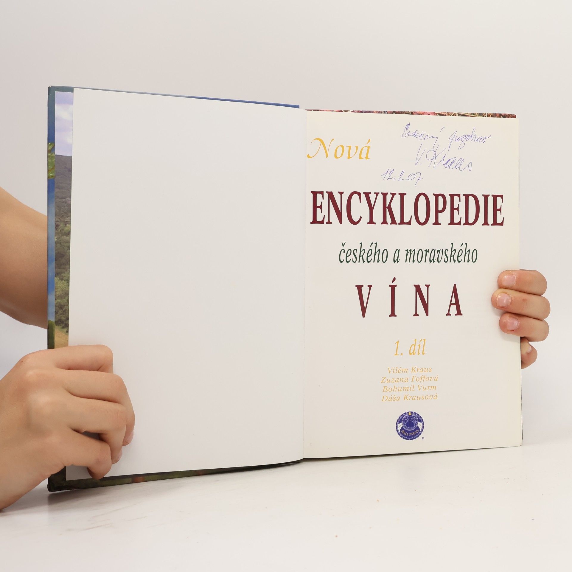 Vilém Kraus Nová encyklopedie českého a moravského vína
