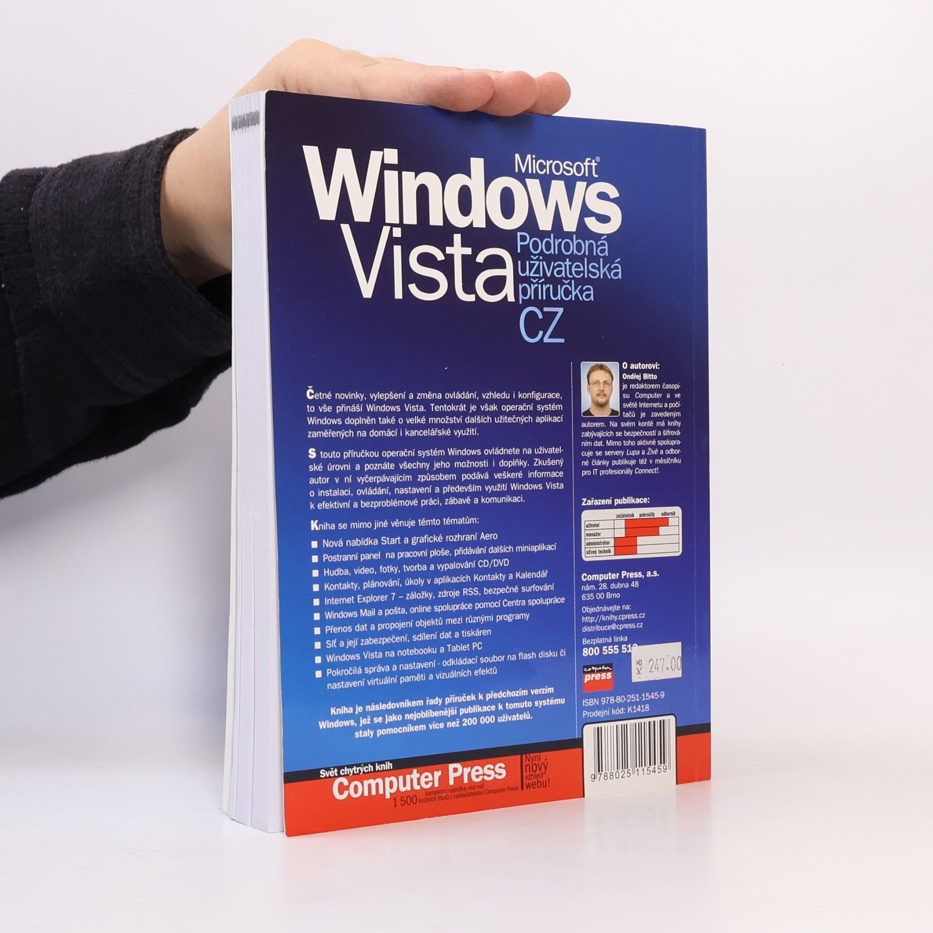 Ondřej Bitto Microsoft Windows Vista. Podrobná uživatelská příručka