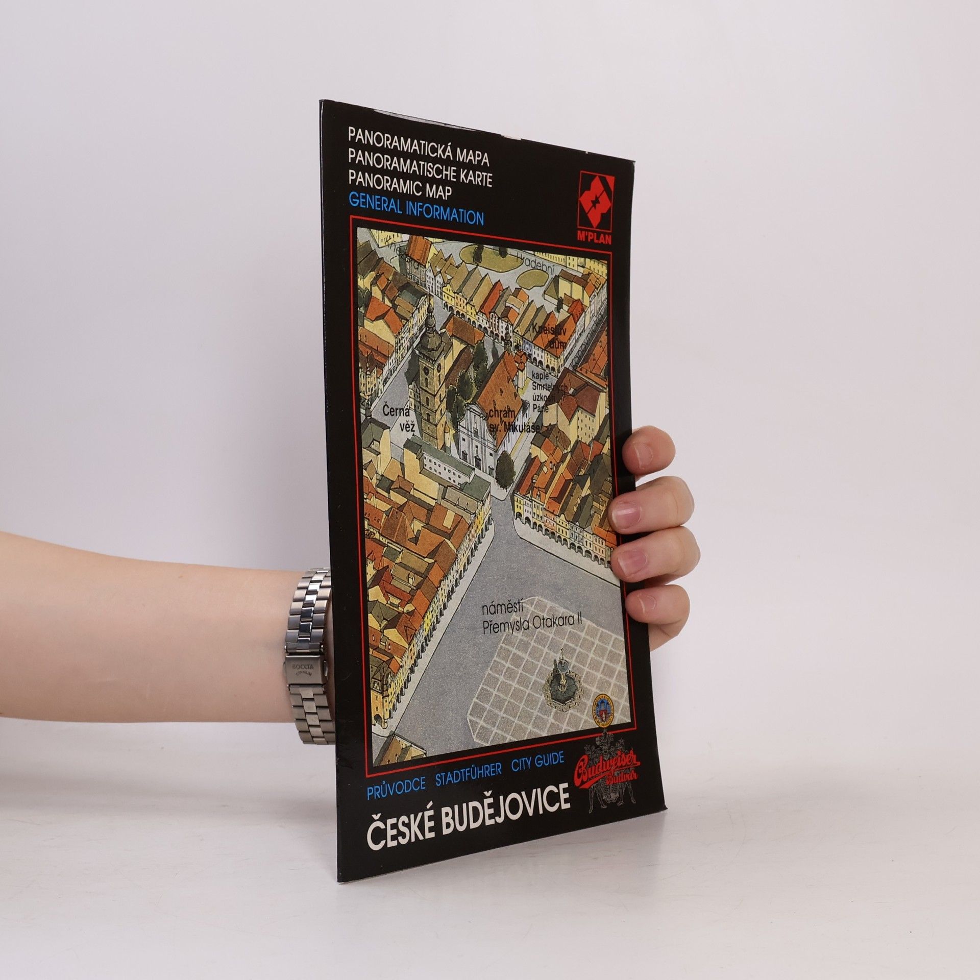 Collectif d'auteurs České Budějovice. Panoramatická mapa. Průvodce městem