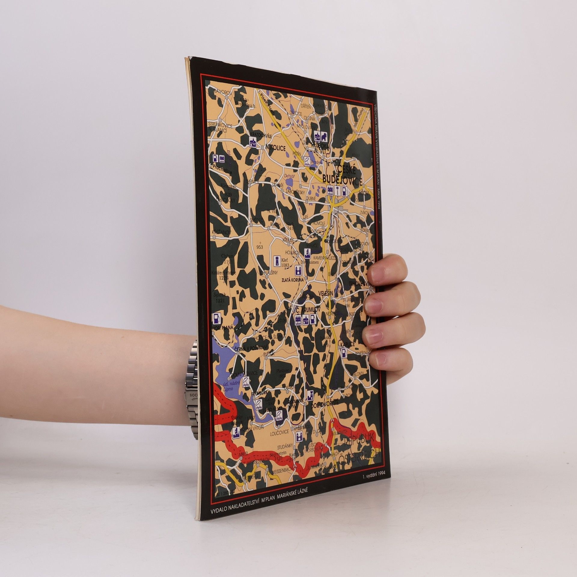 Collectif d'auteurs České Budějovice. Panoramatická mapa. Průvodce městem