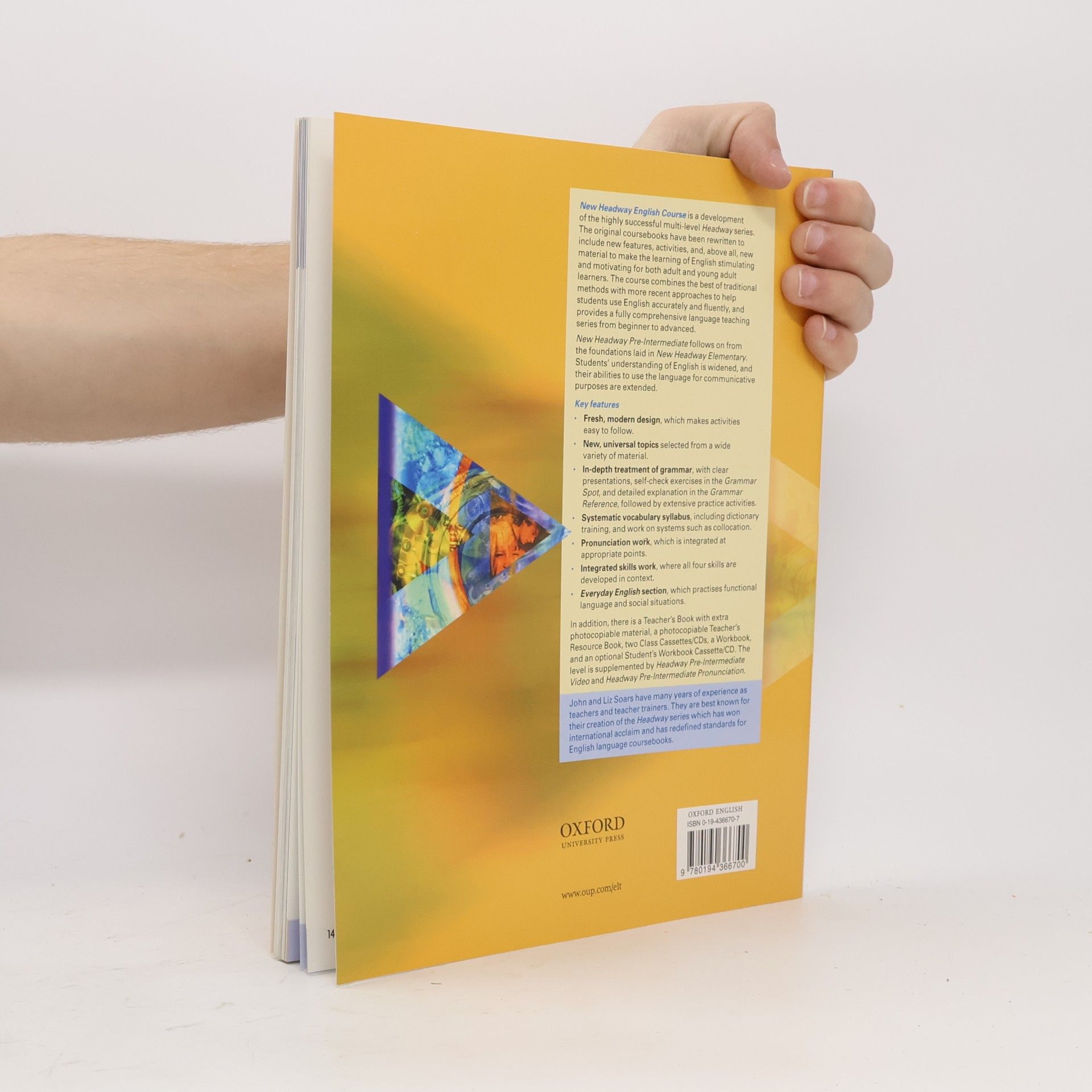 Liz Soars Headway English Course Pre-Intermediate. Student´s book