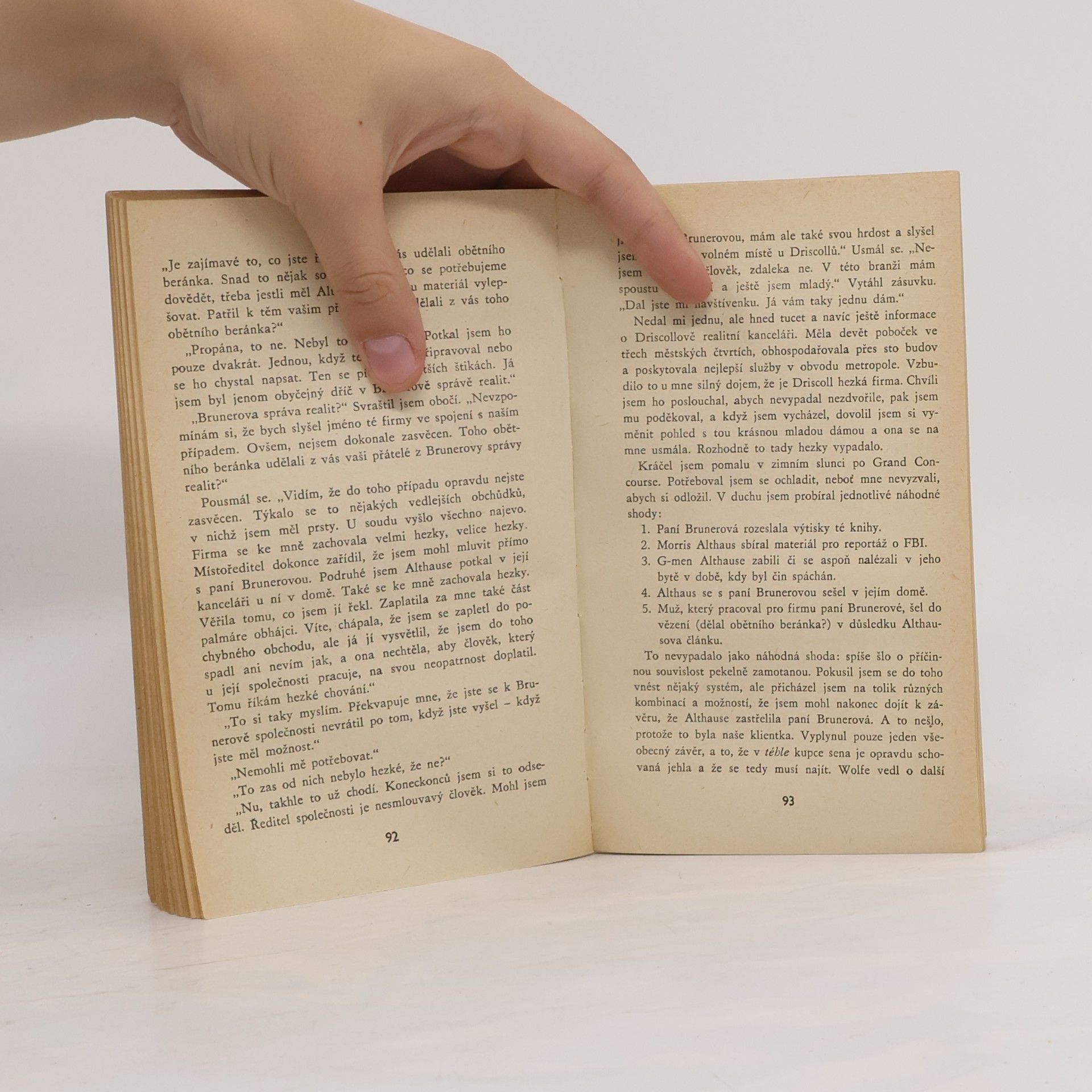 Rex Stout U dveří zazněl zvonek