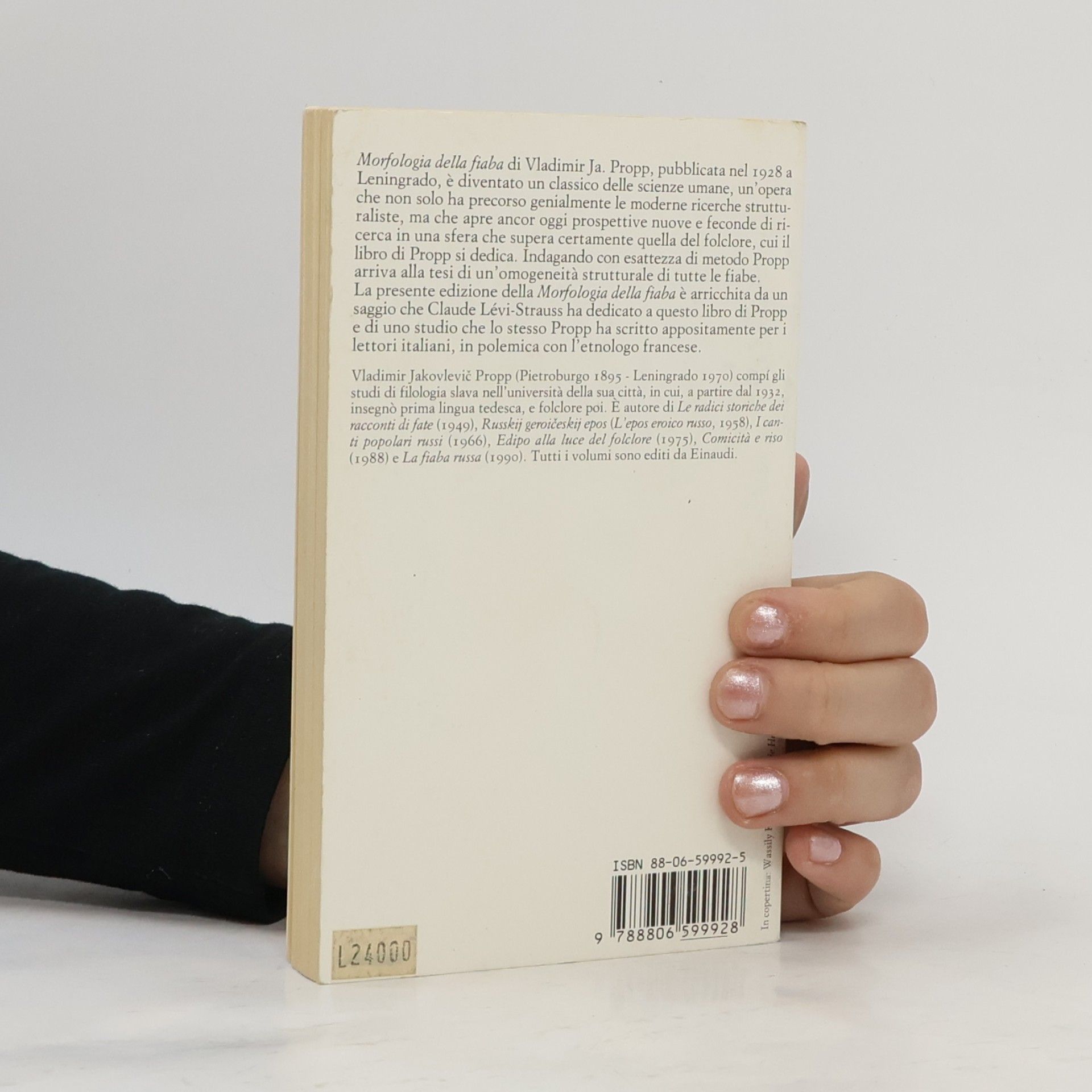 Vladimir Ja. Propp Morfologia della fiaba