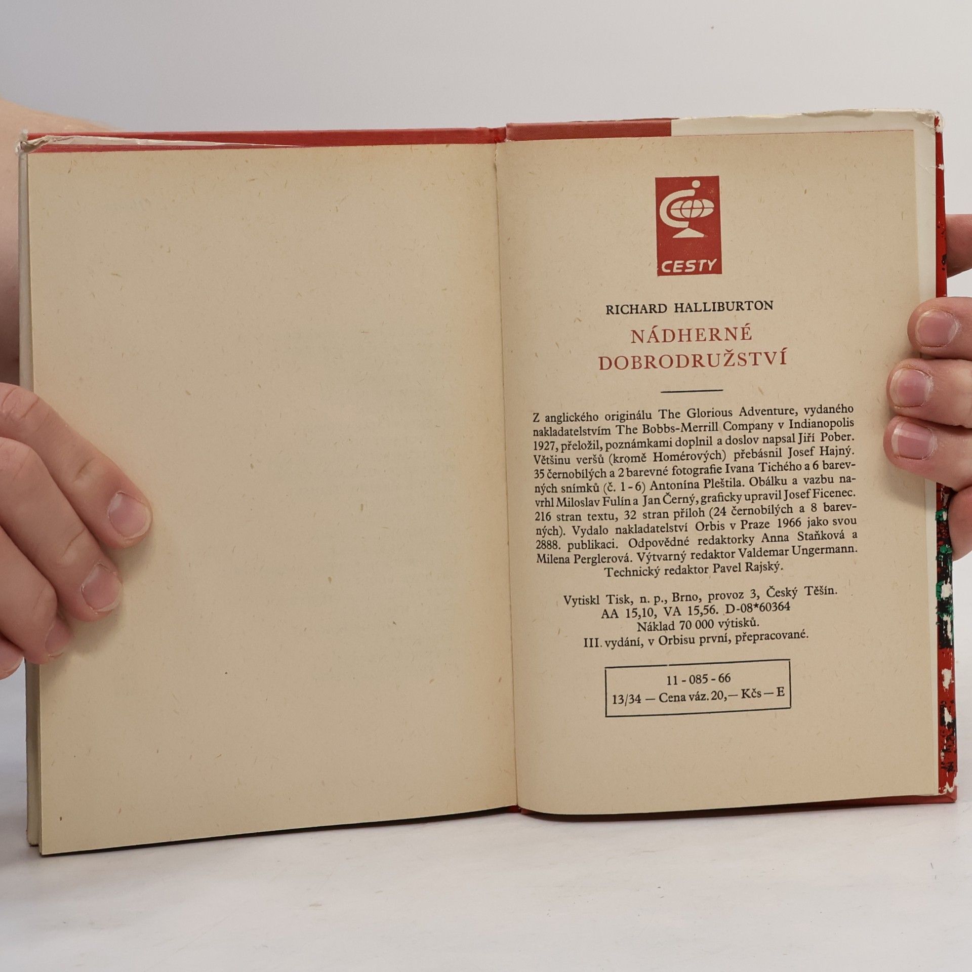 Richard Halliburton Nádherné dobrodružství