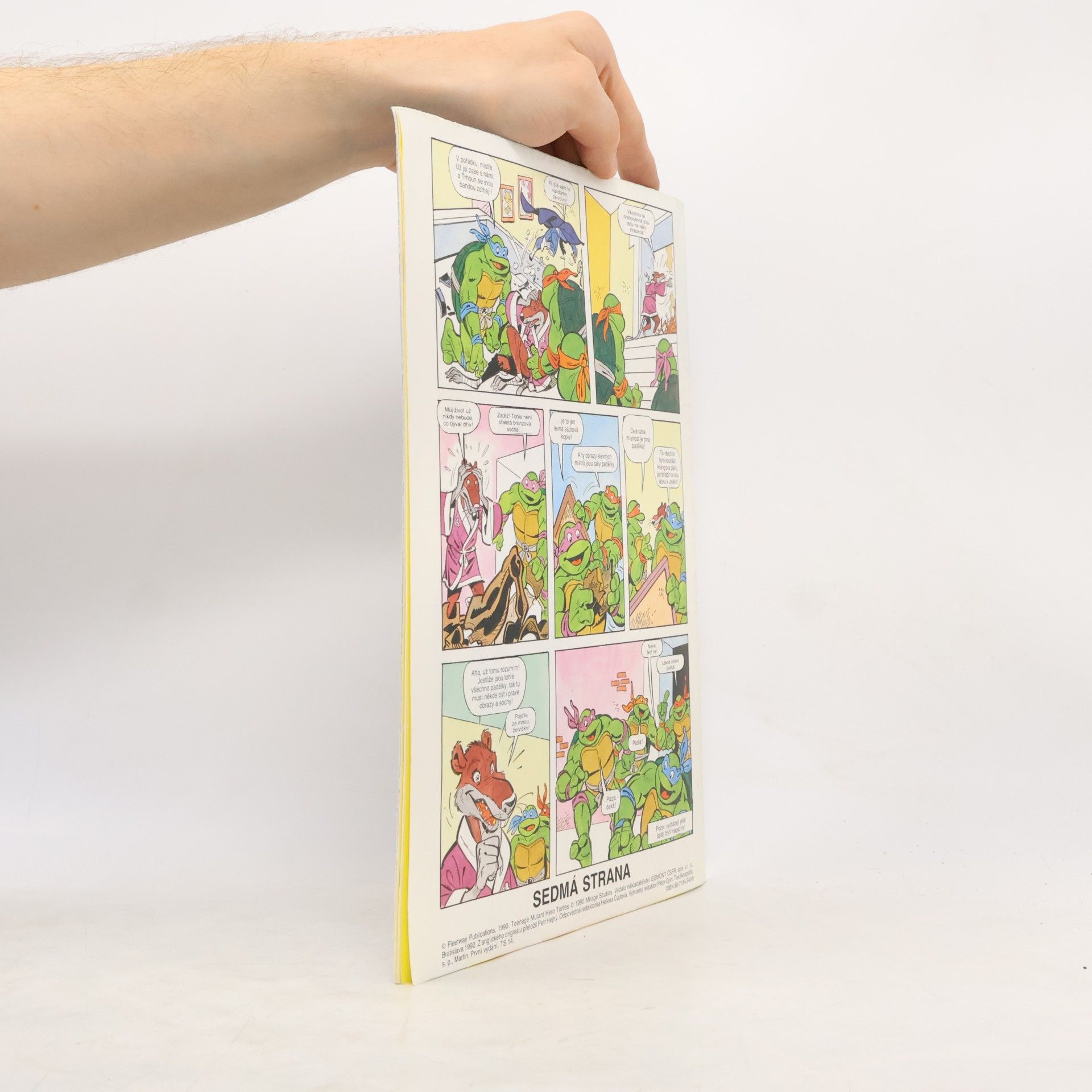 Kolektiv autorů Teenage Mutant Hero-Turtles : Plakátový comics. [Čís.] 4, Léčka!