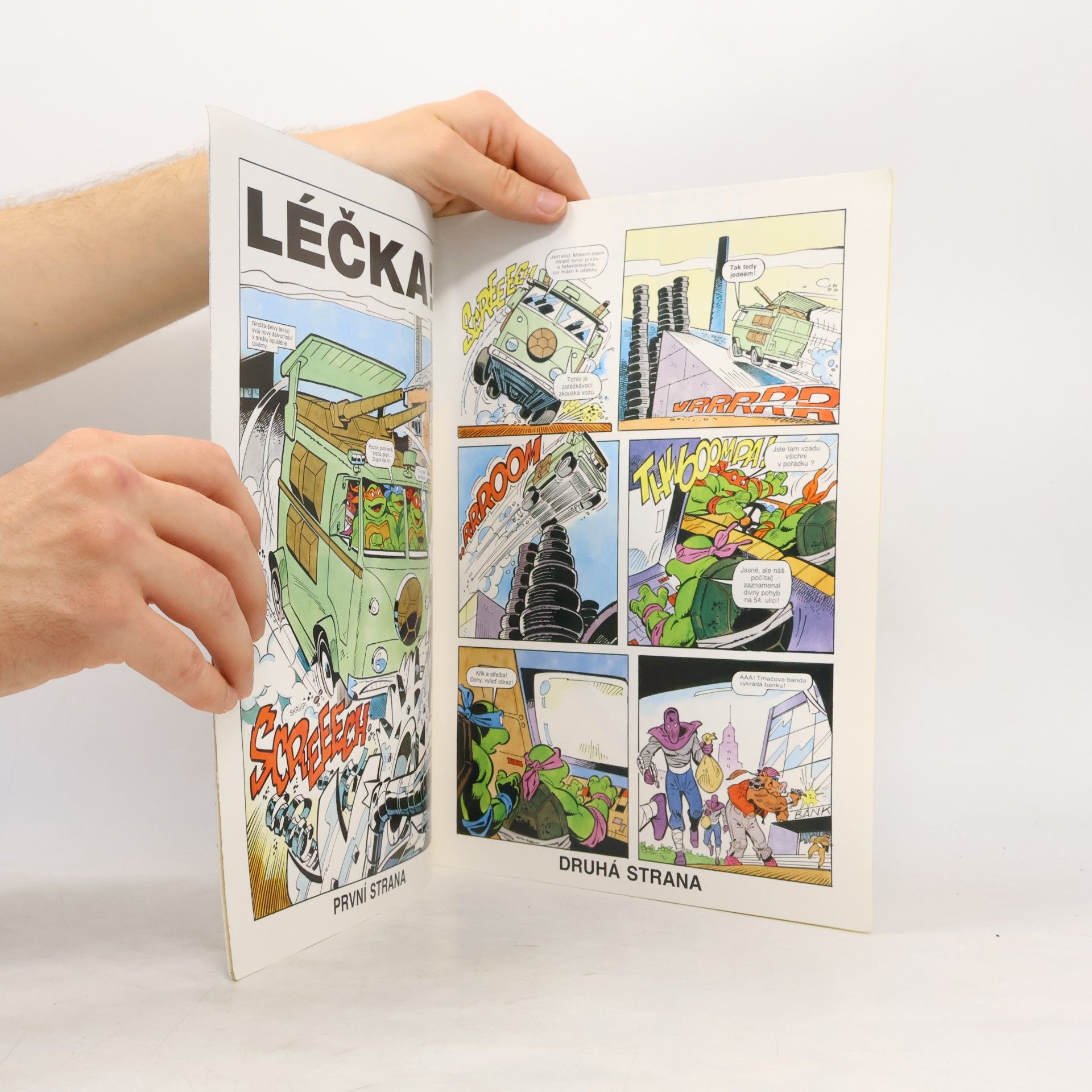 Kolektiv autorů Teenage Mutant Hero-Turtles : Plakátový comics. [Čís.] 4, Léčka!