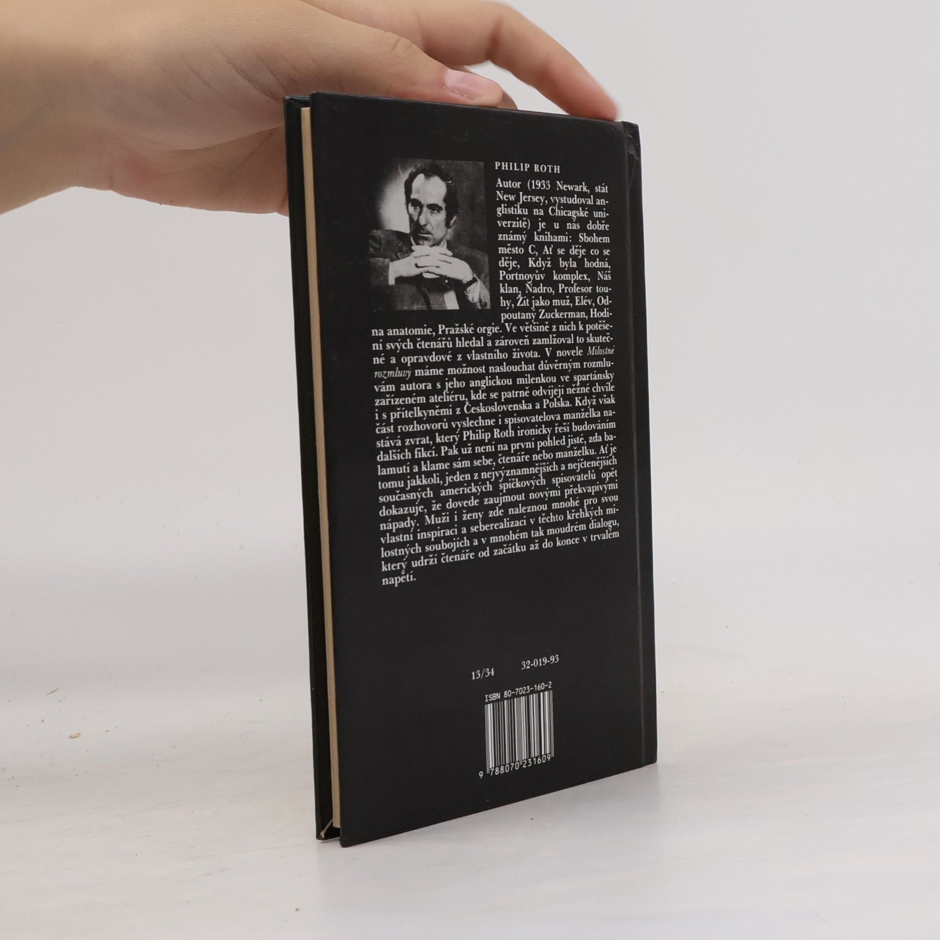 Philip Roth Milostné rozmluvy