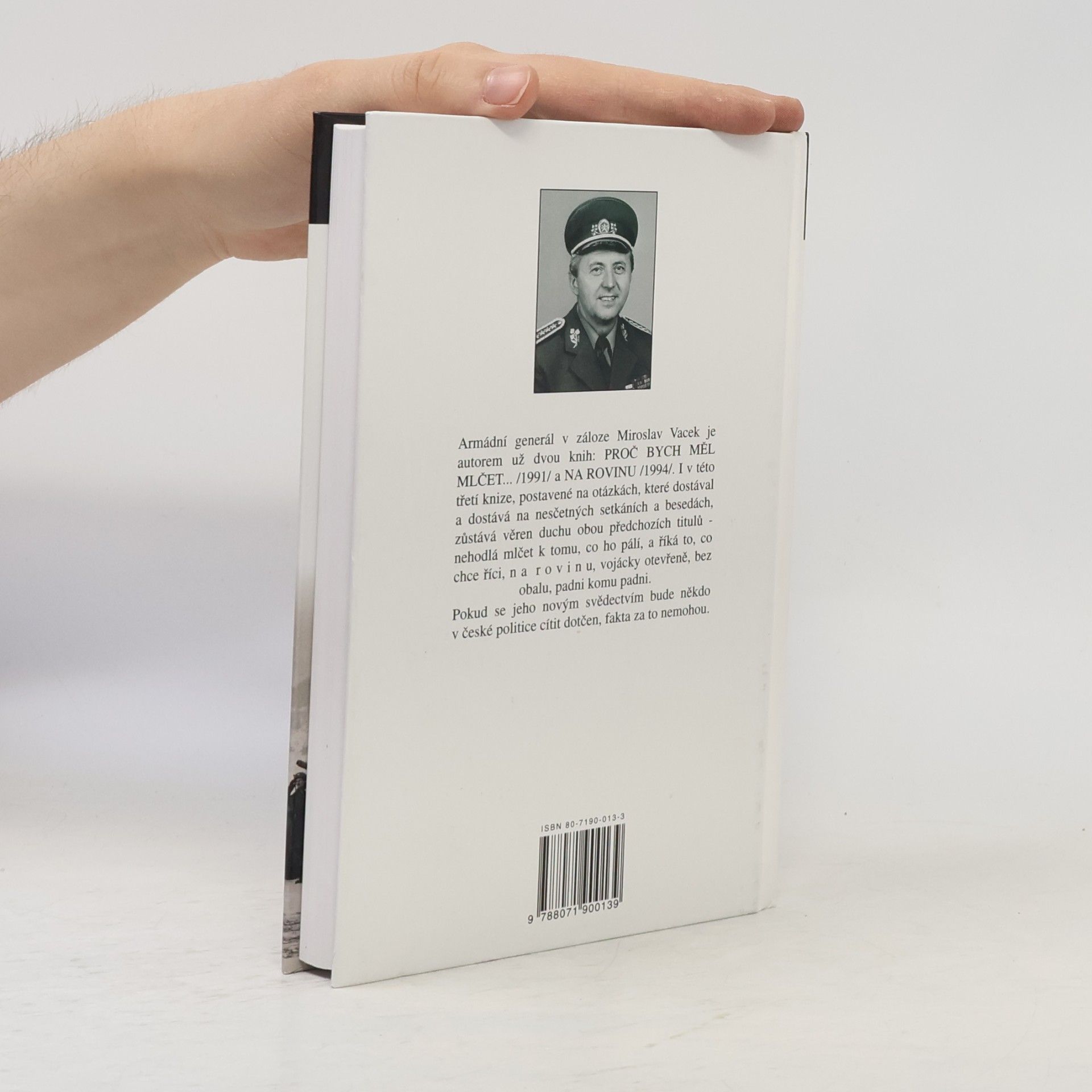 Miroslav Vacek Rozsoudí nás čas, aneb, Život není na povel
