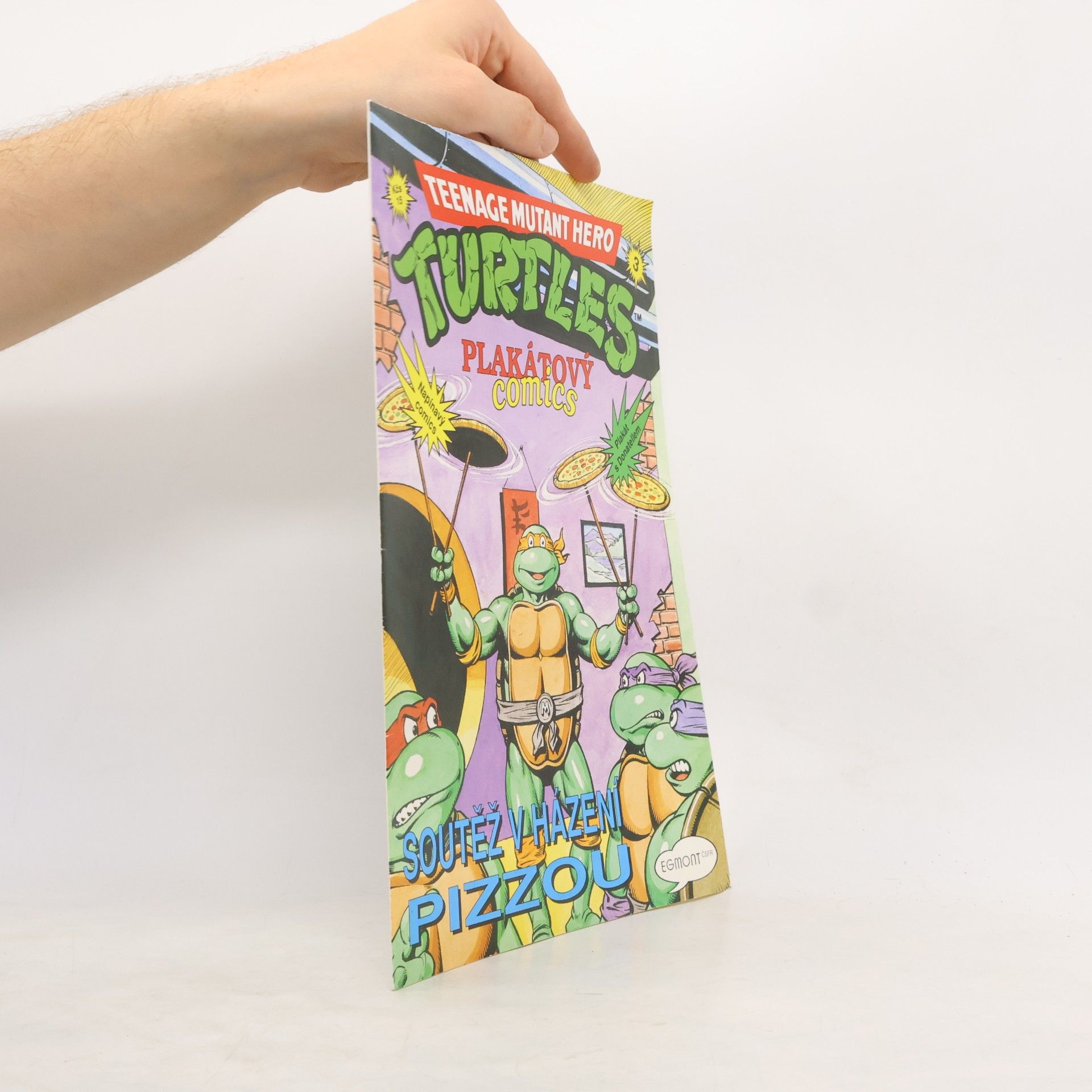 Collectif d'auteurs Teenage Mutant Hero Turtles. Plakátový comics 3