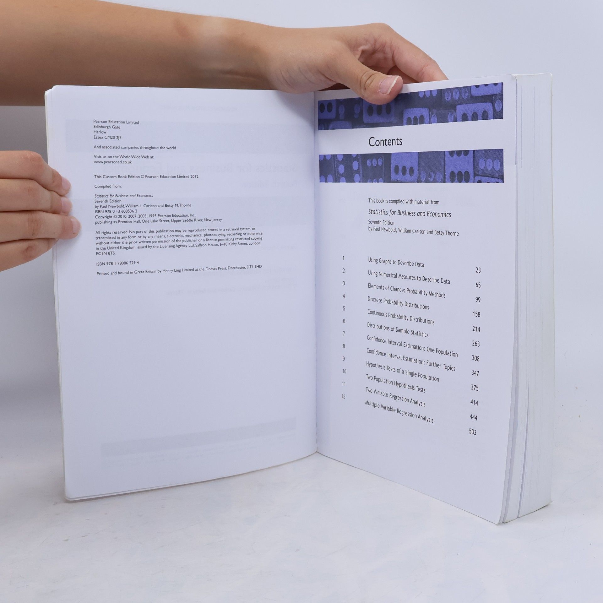 Adriaan Kalwij Statistics for Business and Economics