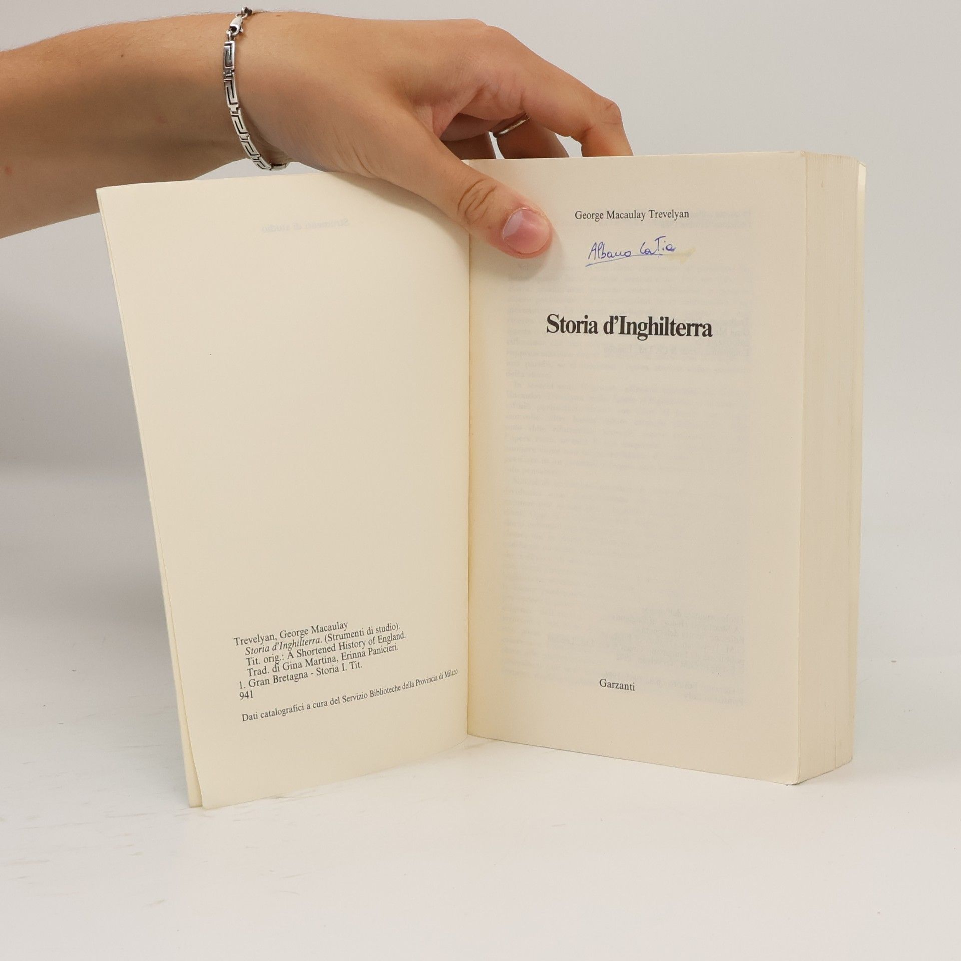 G. M. Trevelyan Storia D'inghilterra