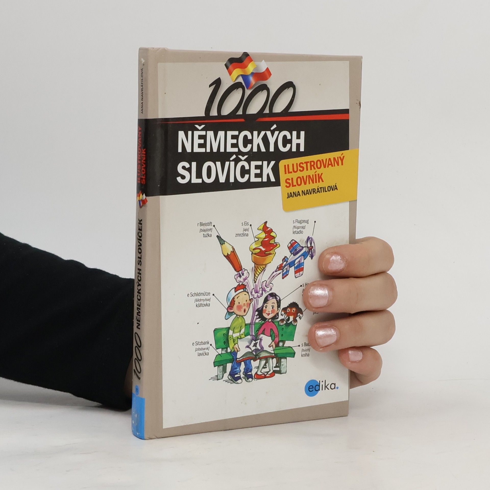Jana Navrátilová 1000 německých slovíček: Ilustrovaný slovník