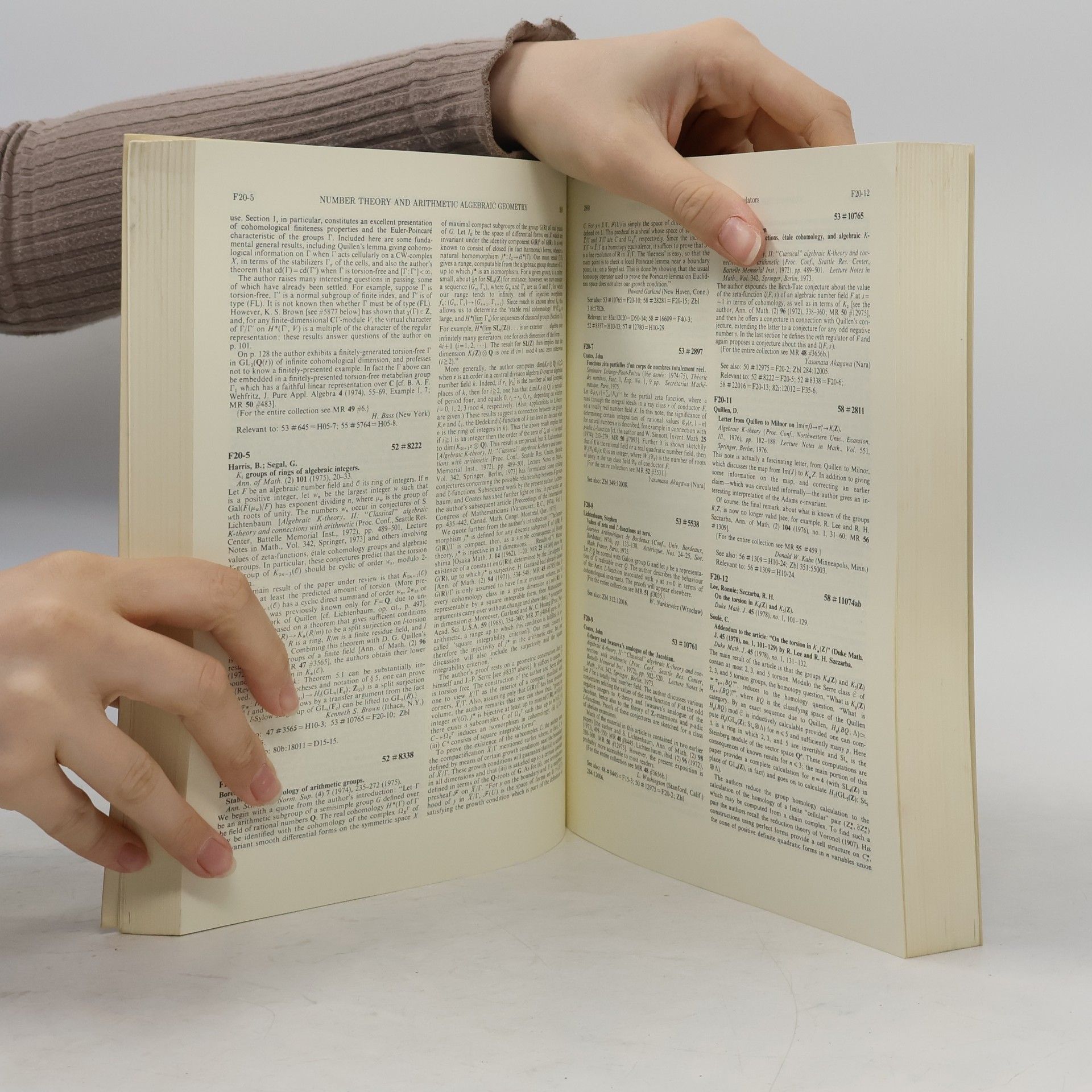Bruce A. Magurn Reviews in K-Theory, 1940-84
