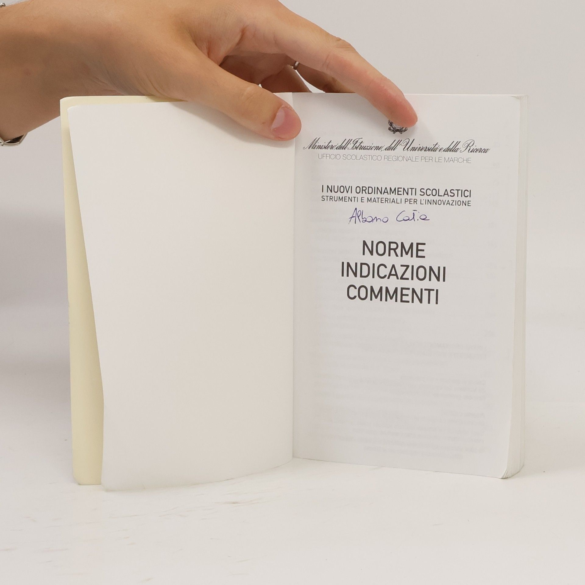 Autores varios Norme indicazioni commenti 1