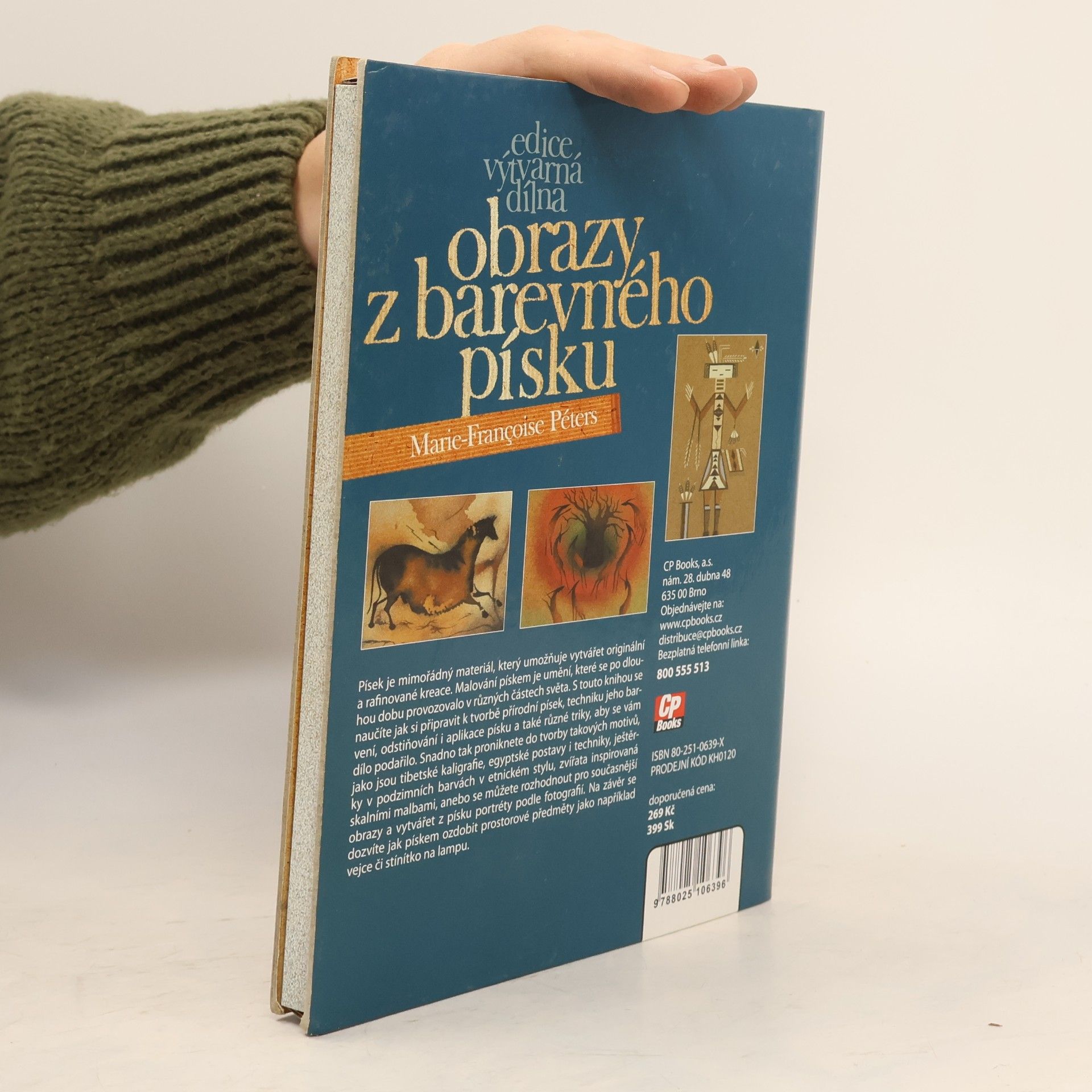 MarieFrançoise Péters Obrazy z barevného písku