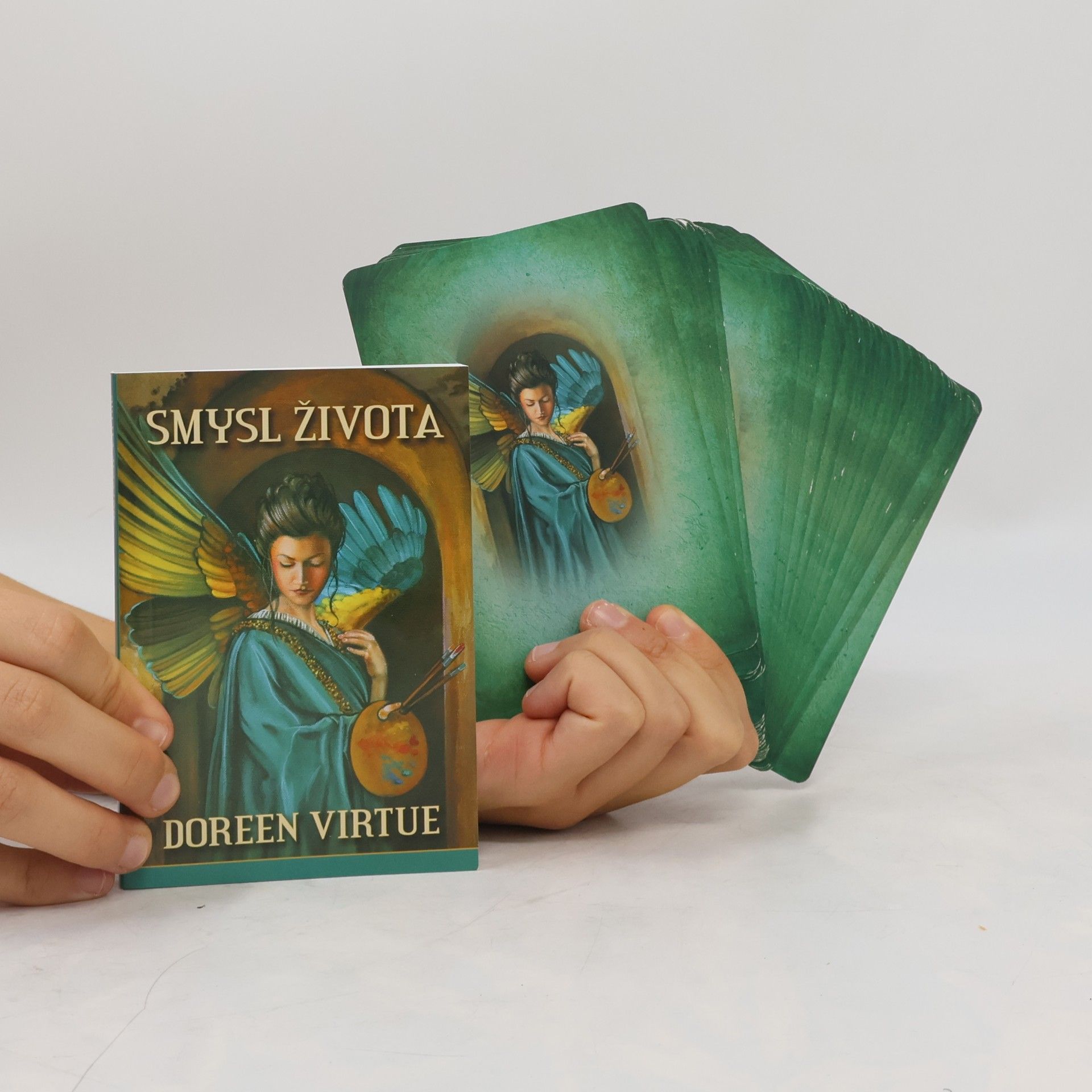 Doreen Virtue Smysl života. Vykládací karty (kniha + 44 karet)