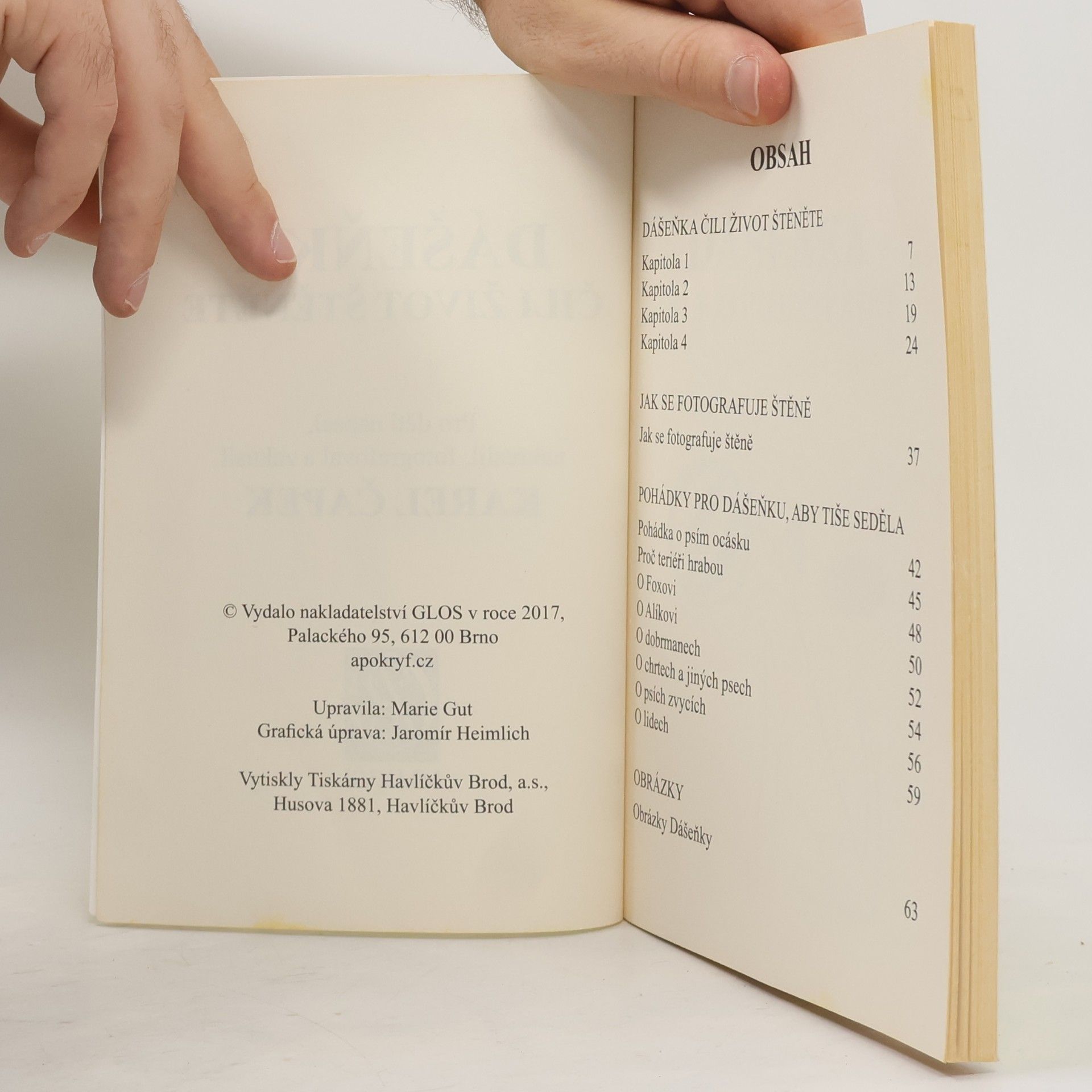 Karel Čapek Dášeňka čili život štěněte