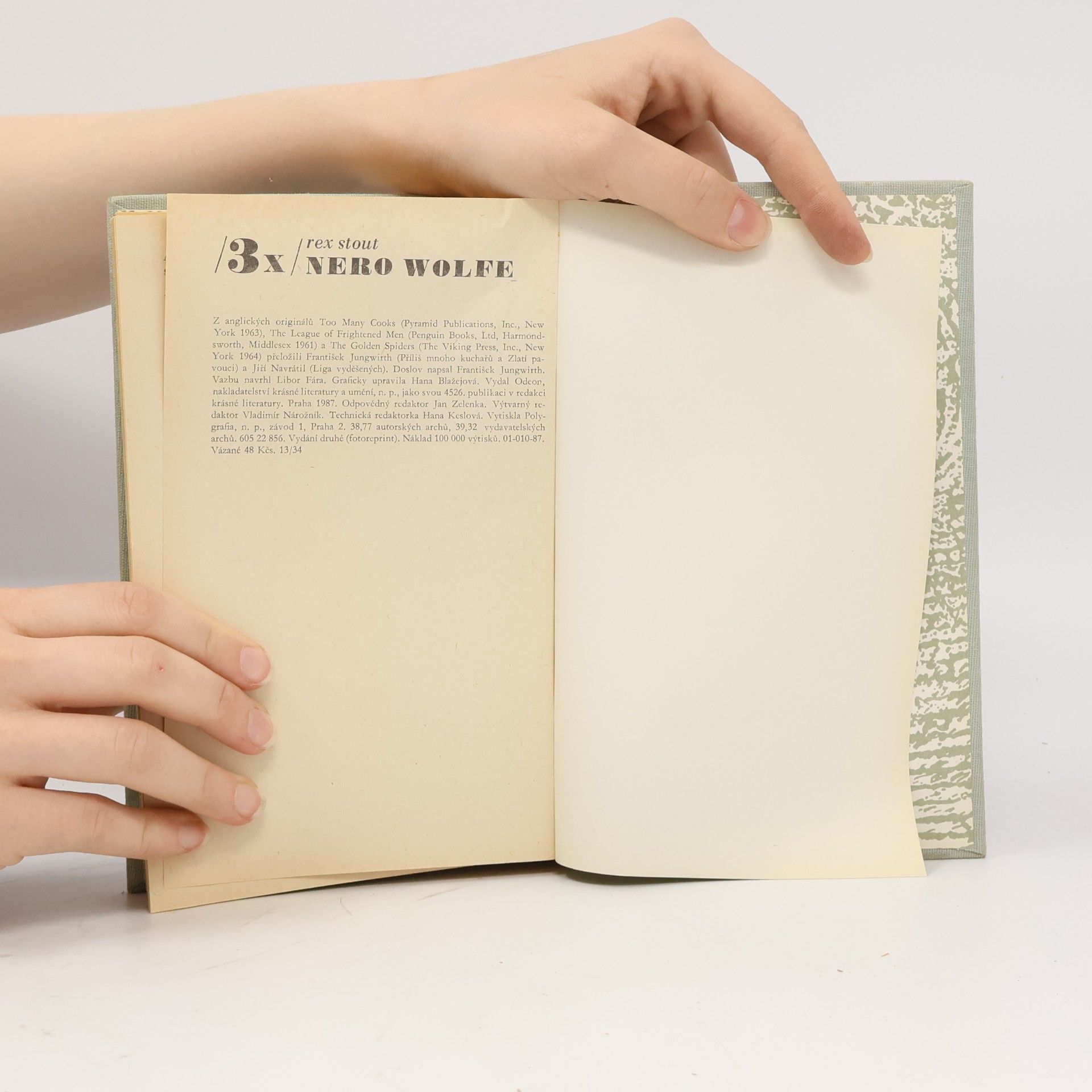 Rex Stout Třikrát Nero Wolfe
