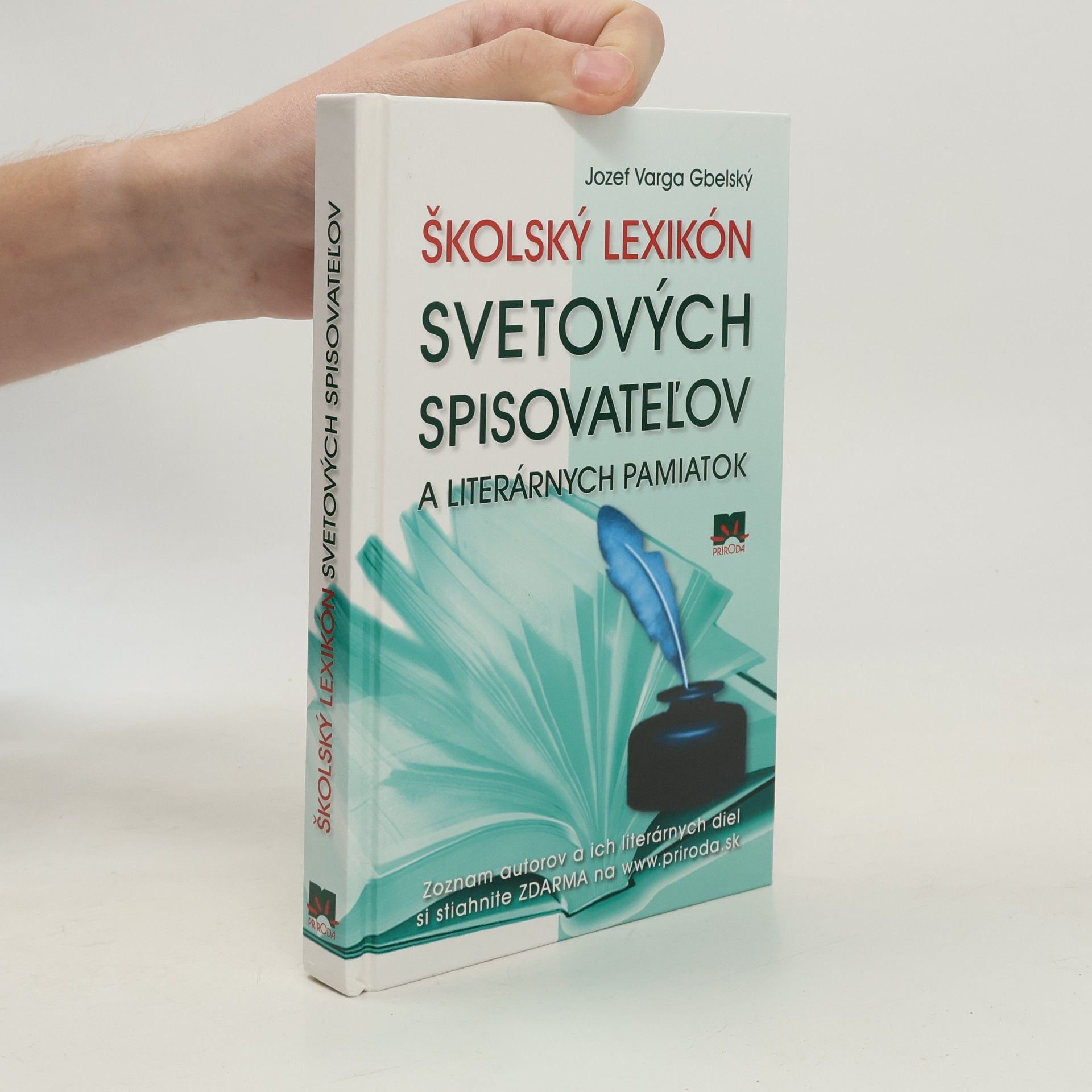 Jozef Varga Gbelský Školský lexikón svetových spisovateľov a literárnych pamiatok