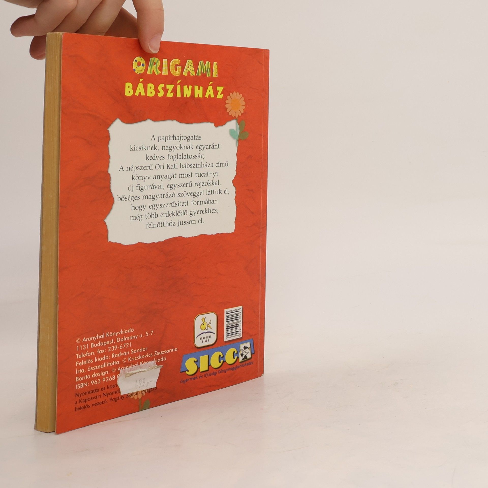Zsuzsanna Kricskovics Origami bábszínház