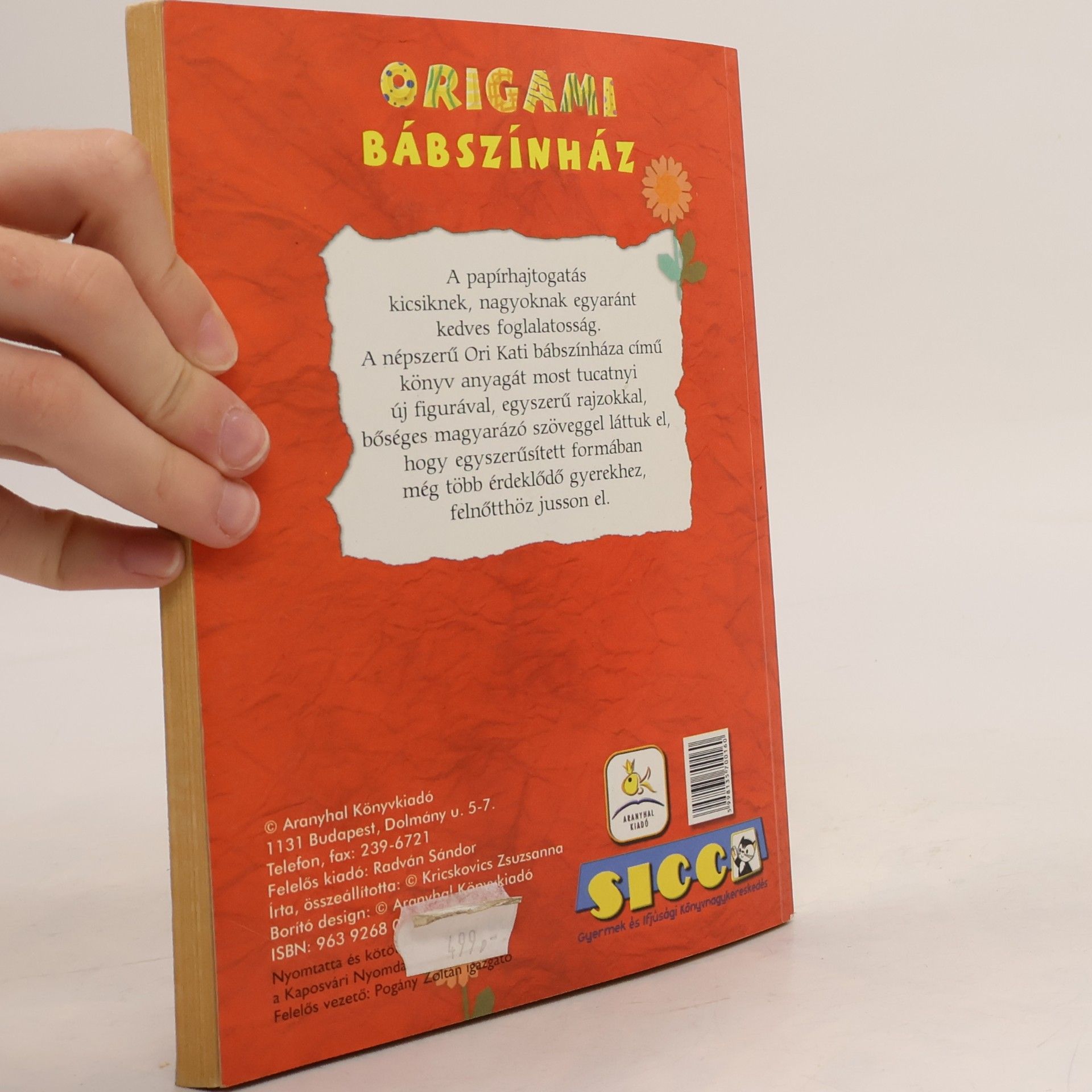 Zsuzsanna Kricskovics Origami bábszínház