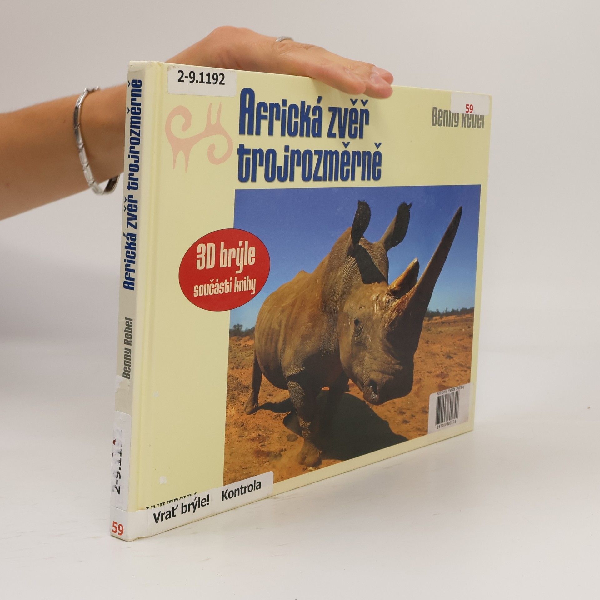 Benny Rebel Africká zvěř trojrozměrně