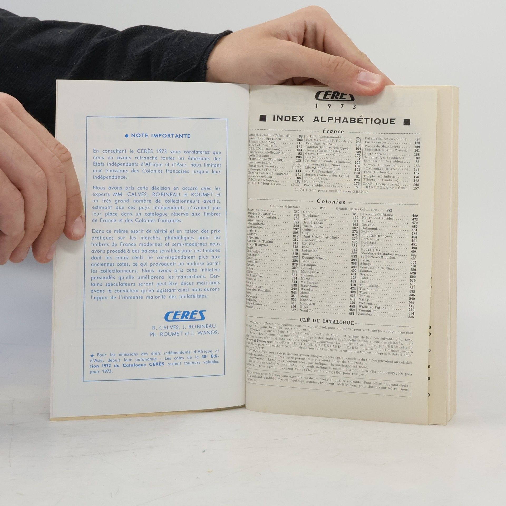 Autores varios Catalogue Cérés Timbres-poste