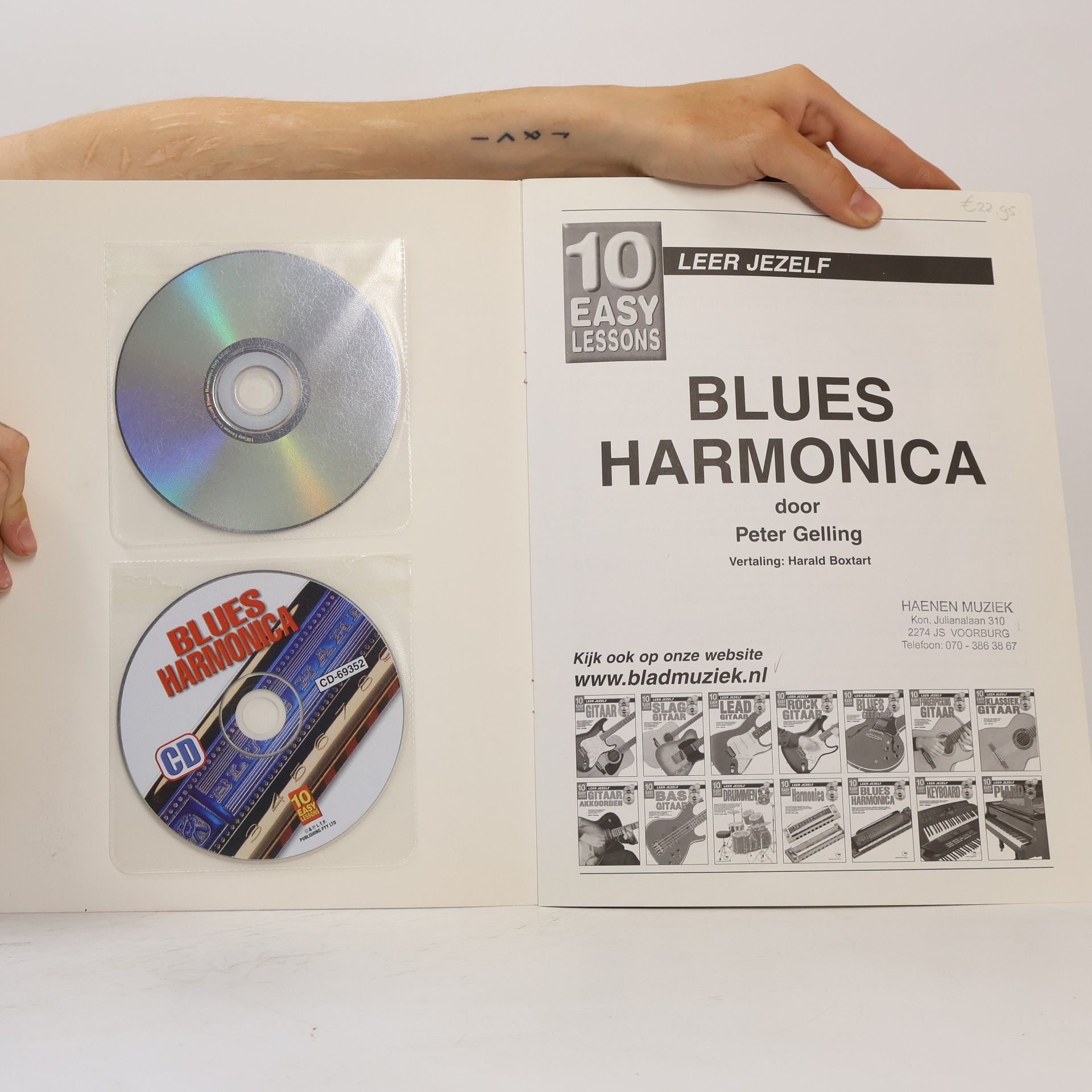 Peter Gelling Leer Jezelf Blues Harmonica