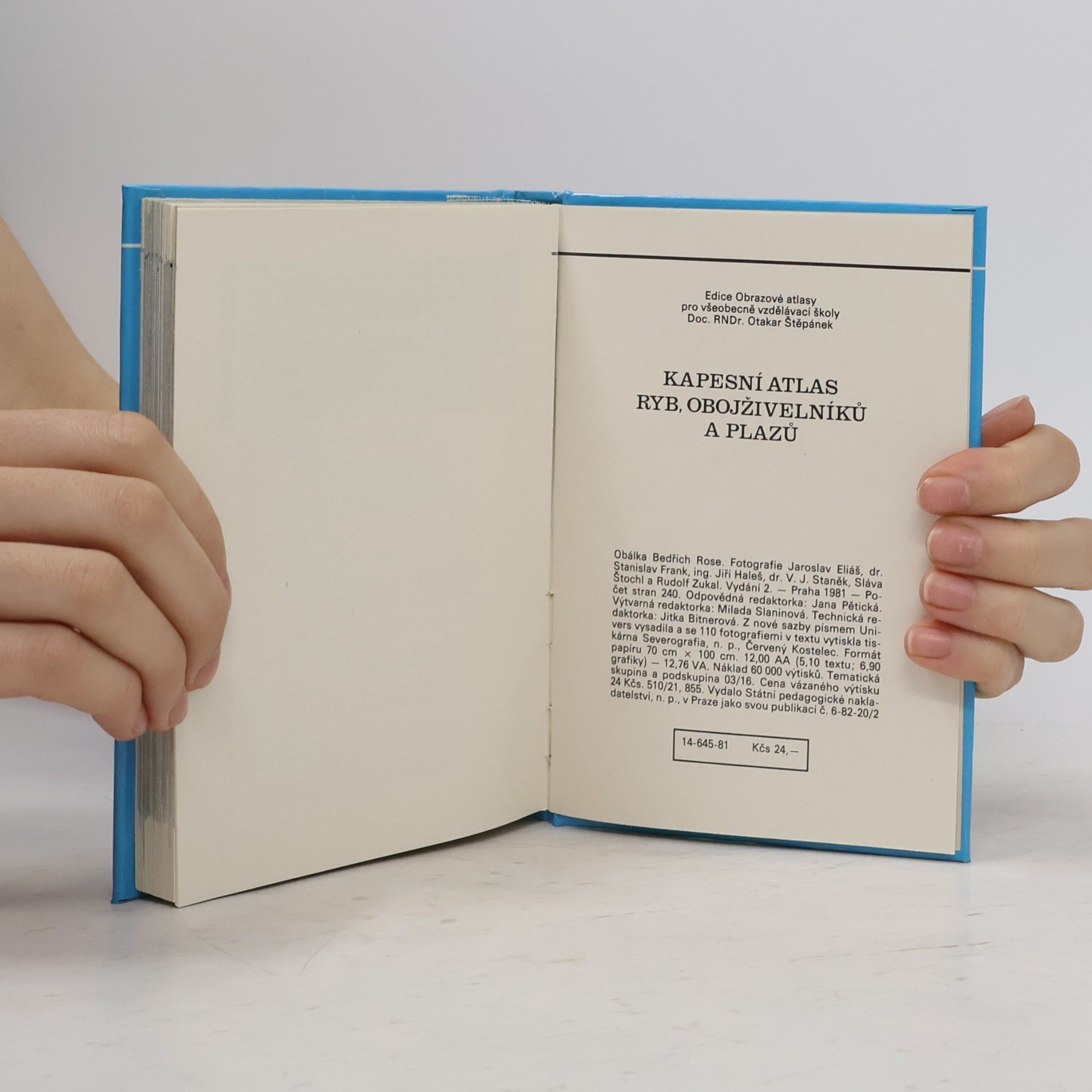 Otakar Štěpánek Kapesní atlas ryb, obojživelníků a plazů