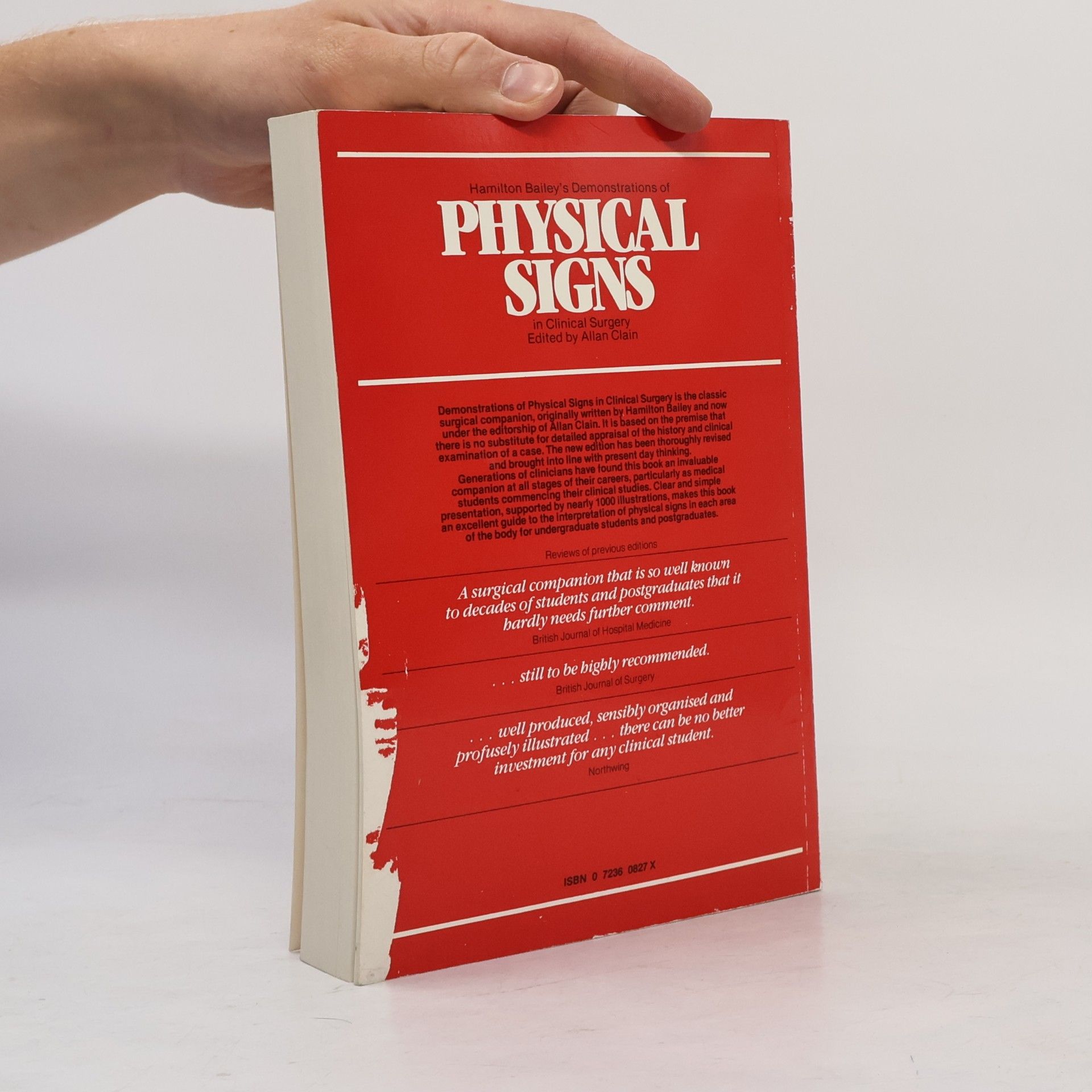 Hamilton Bailey Hamilton Bailey's Demonstrations of Physical Signs in Clinical Surgery - Seventeenth Edition