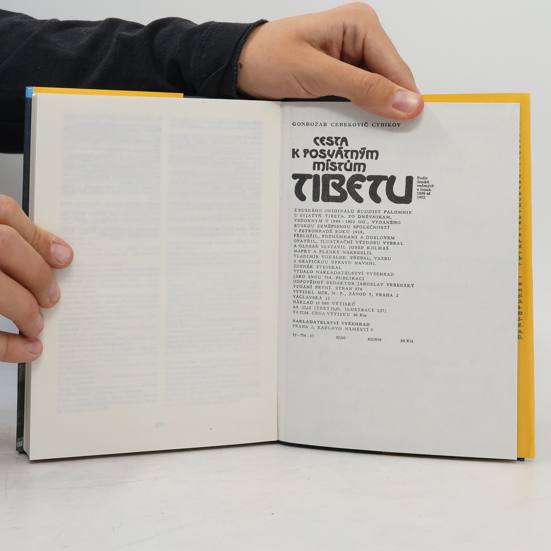 Gonbožab Cebekovič Cybikov Cesta k posvátným místům Tibetu