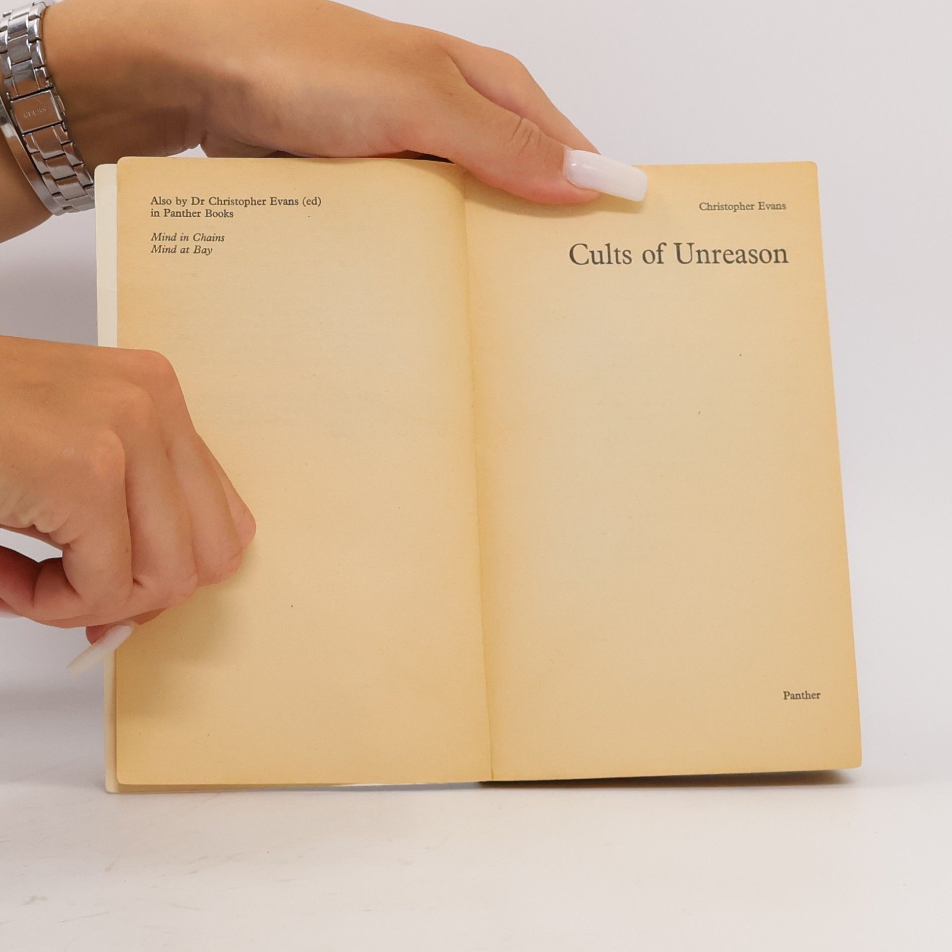 Christopher Riche Evans Cults of Unreason