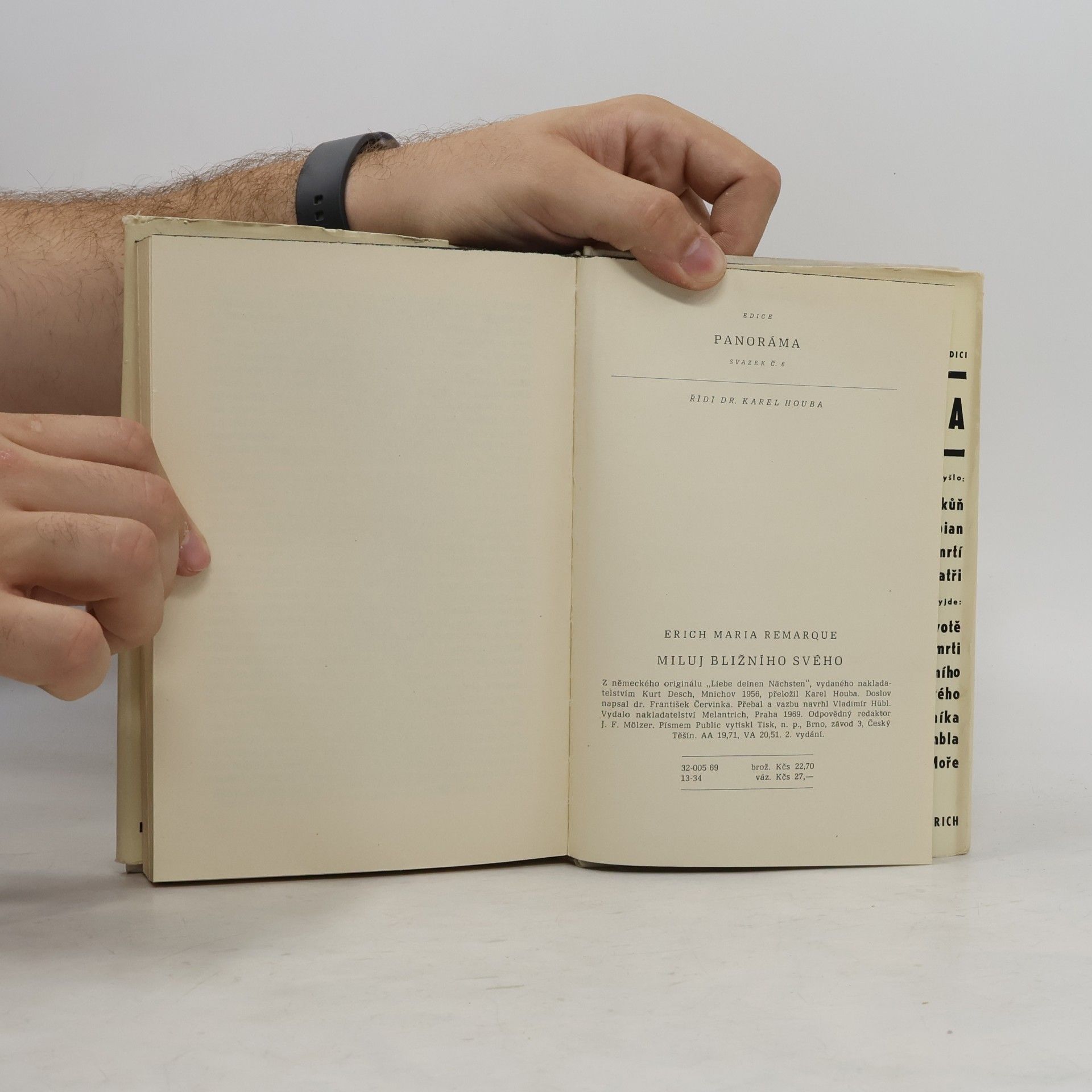 Erich Maria Remarque Miluj bližního svého