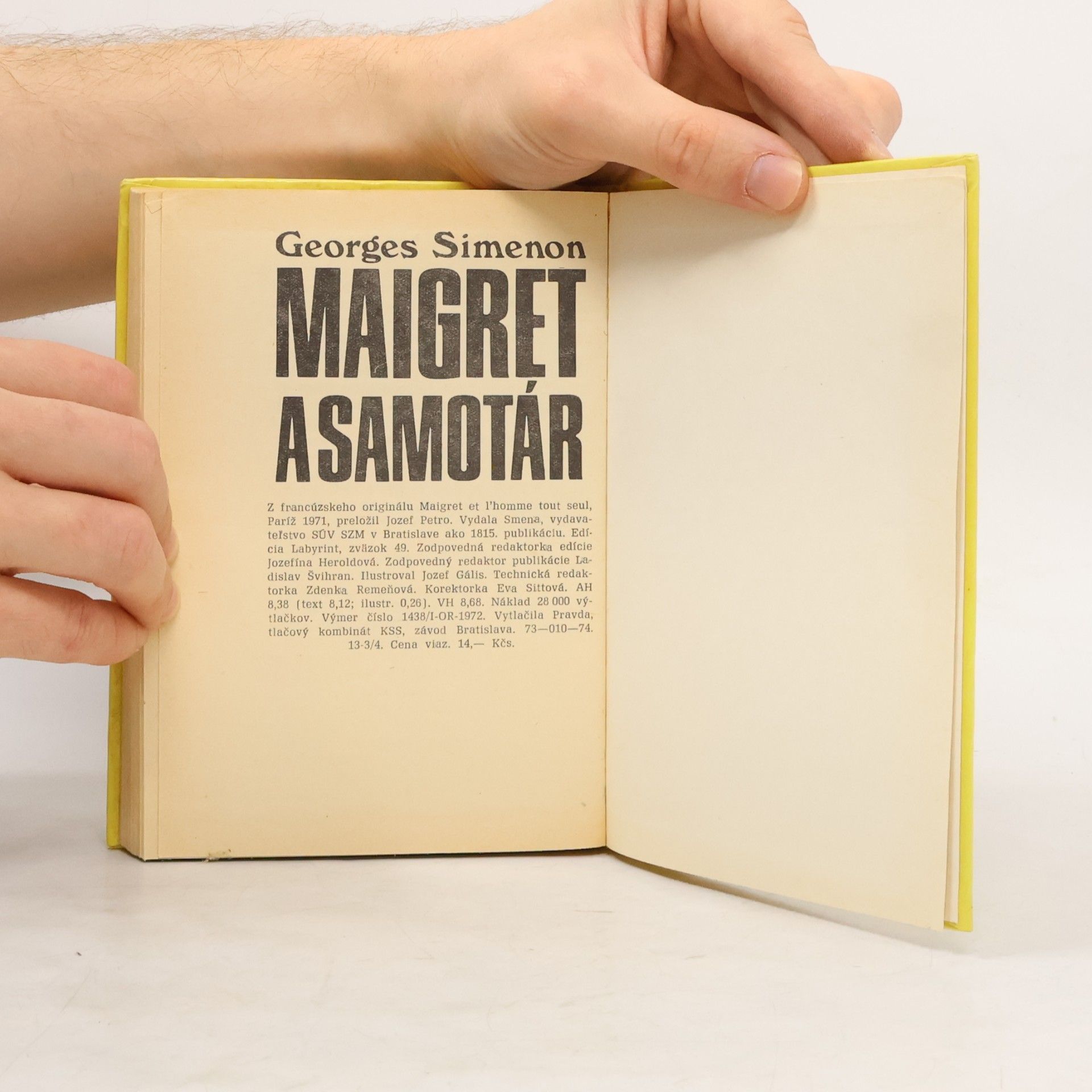 Georges Simenon Maigret a samotár