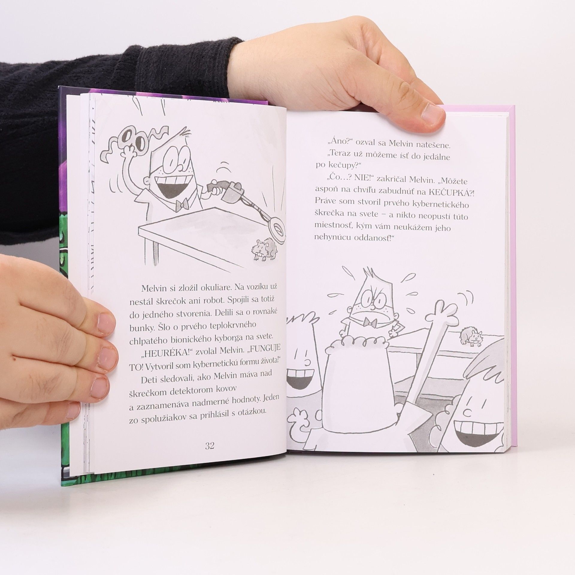Dav Pilkey Kapitán Bombarďák a strhujúci súboj so Slizkým Šušňonátorom. Prvá čásť: Usmrkaní soplíková šlamastika
