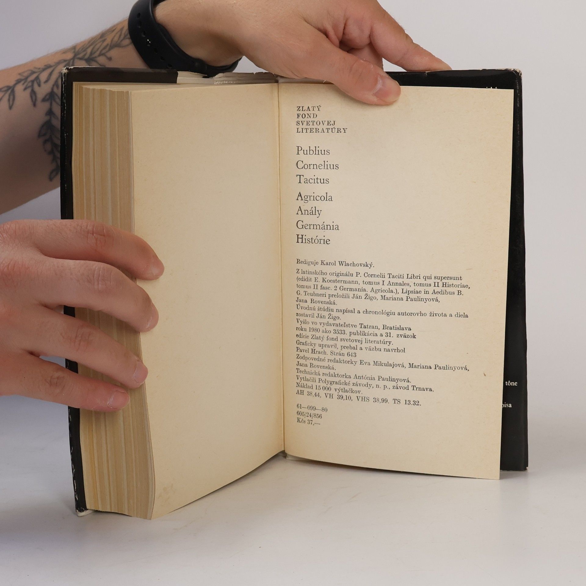Tacitus Agricola. Anály. Germánia. Histórie
