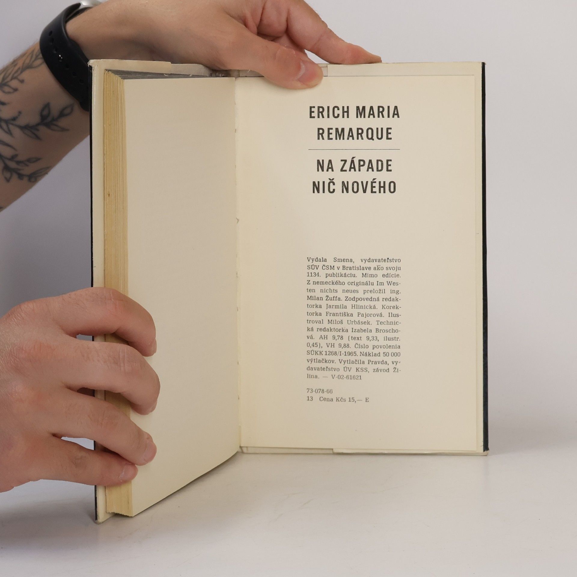 Erich Maria Remarque Na západe nič nového