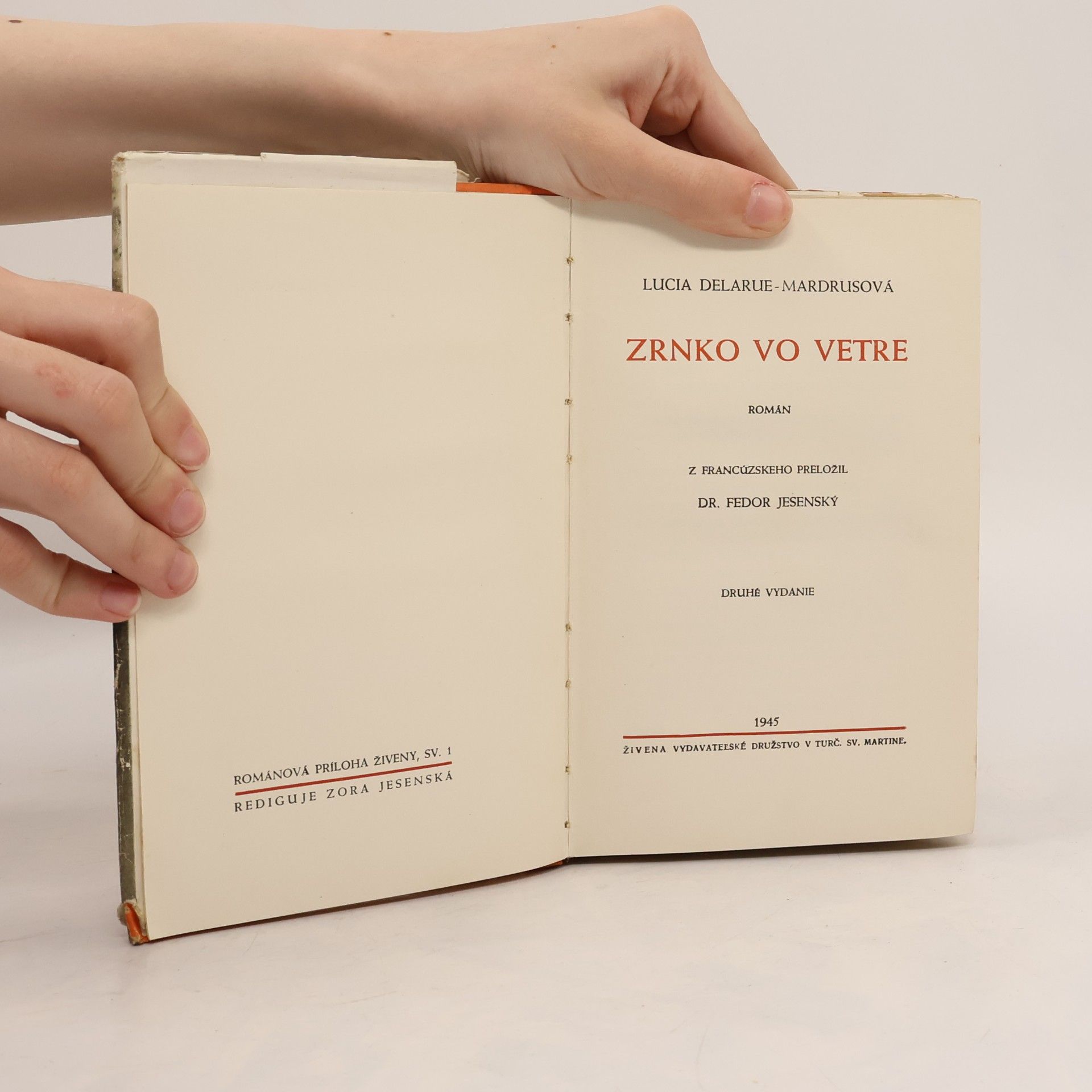 Lucie Delarue Mardrus Zrnko vo vetre