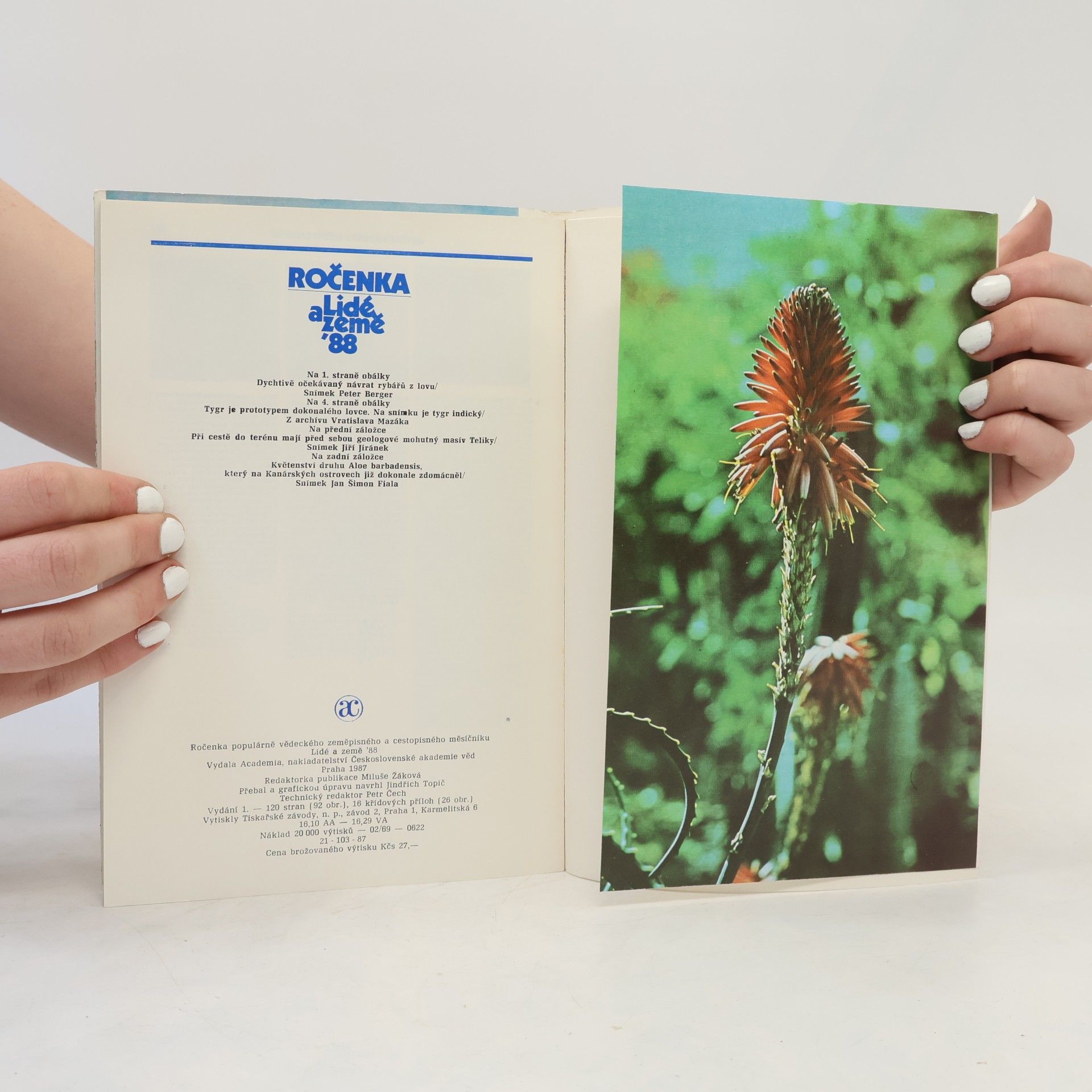 Kolektiv autorů Ročenka. Lidé a země '88