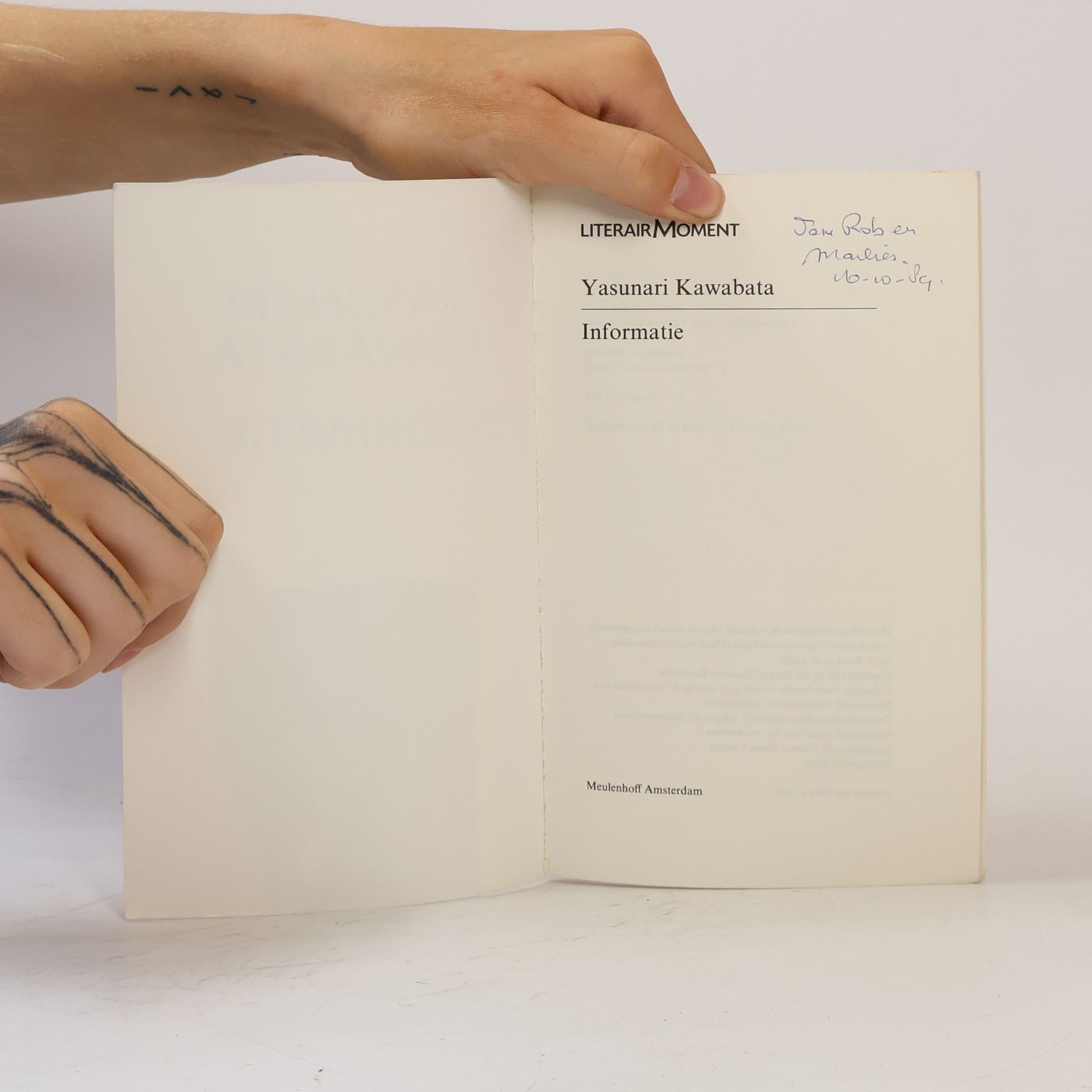 Jasunari Kawabata Informatie Yasunari Kawabata