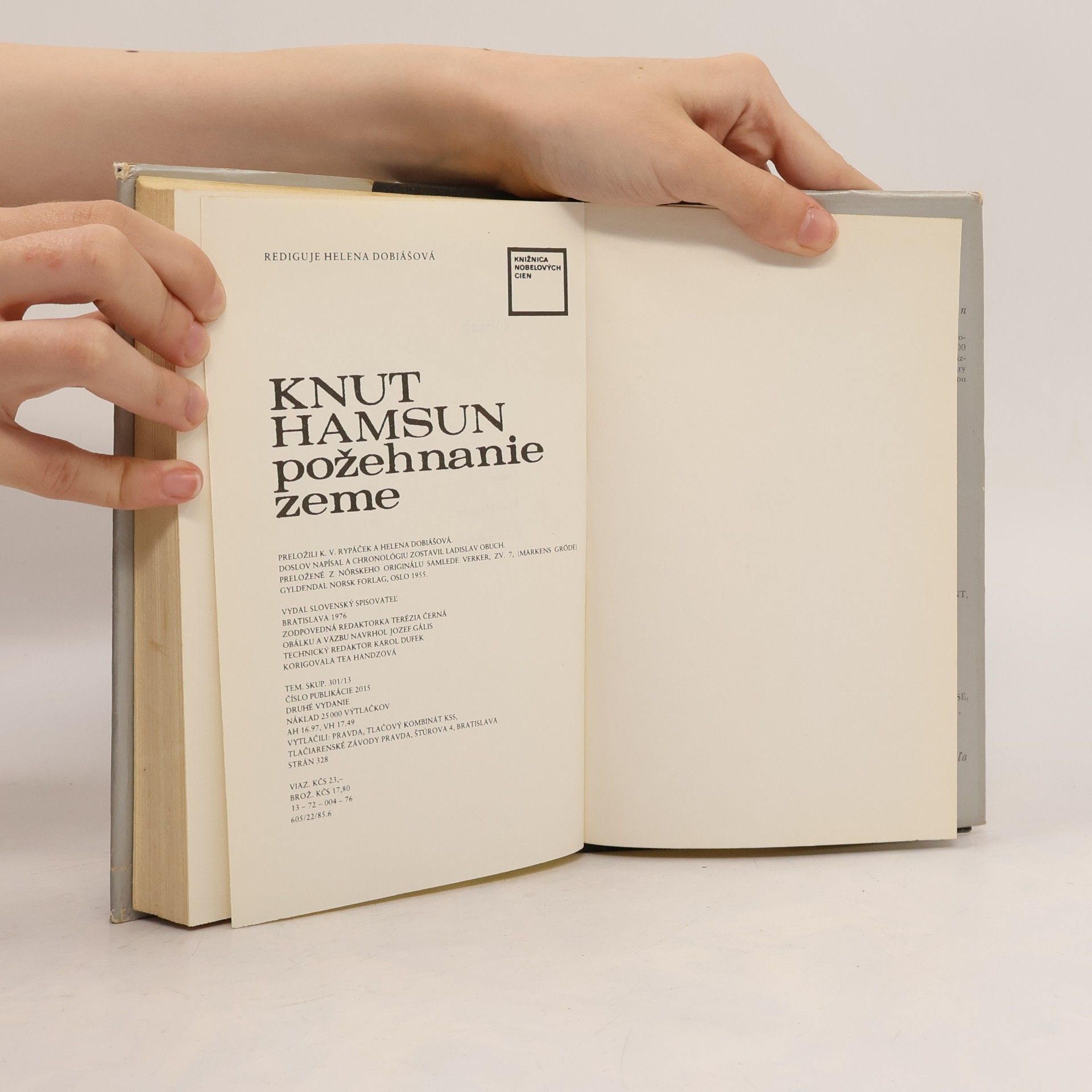 Knut Hamsun Požehnanie zeme
