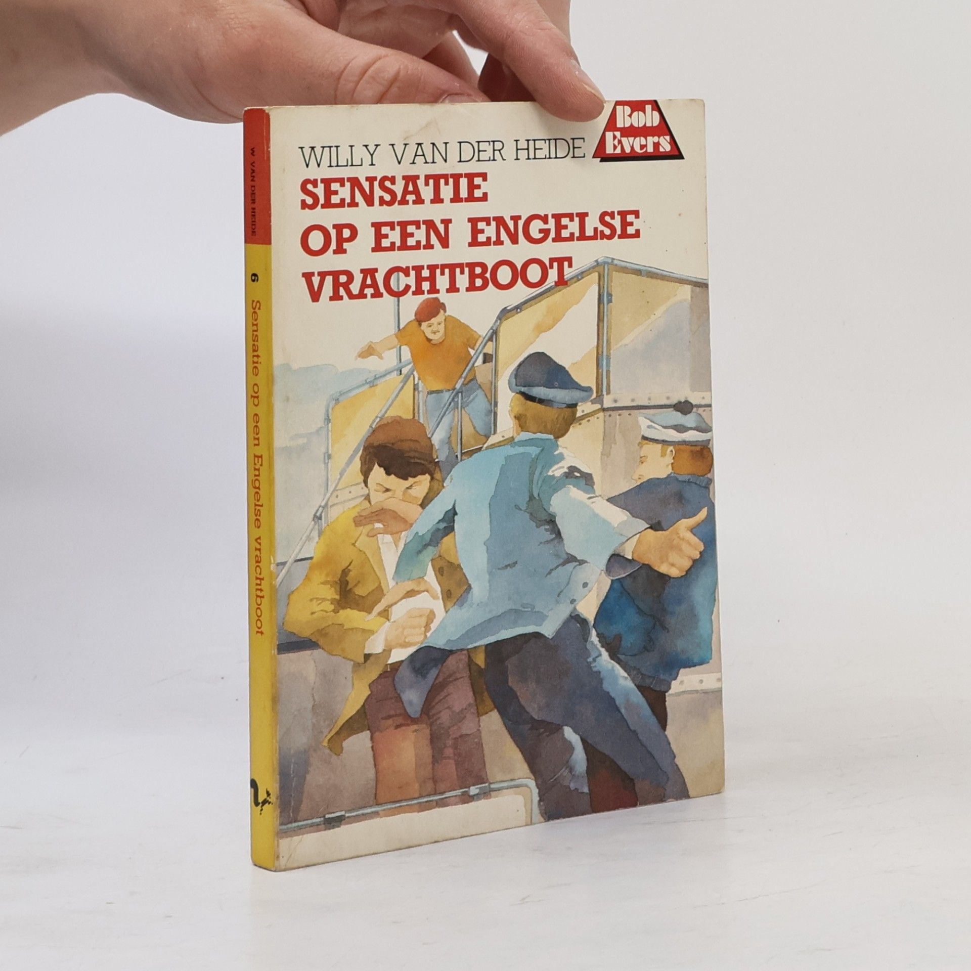 Willy van der Heide Sensatie op een Engelse vrachtboot