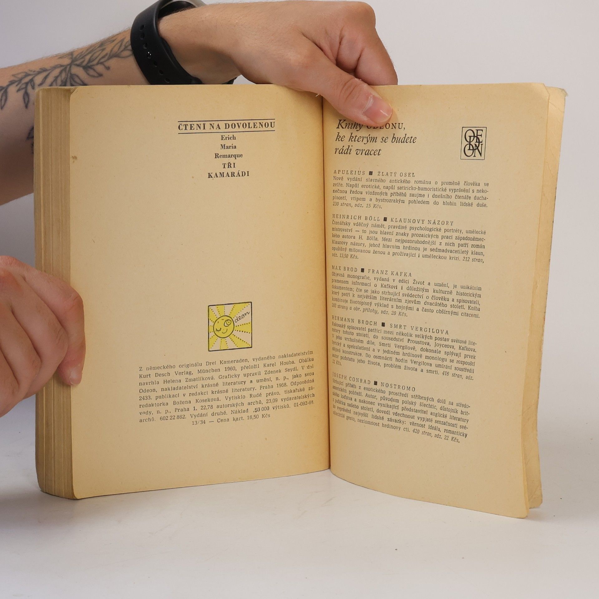 Erich Maria Remarque Tři kamarádi