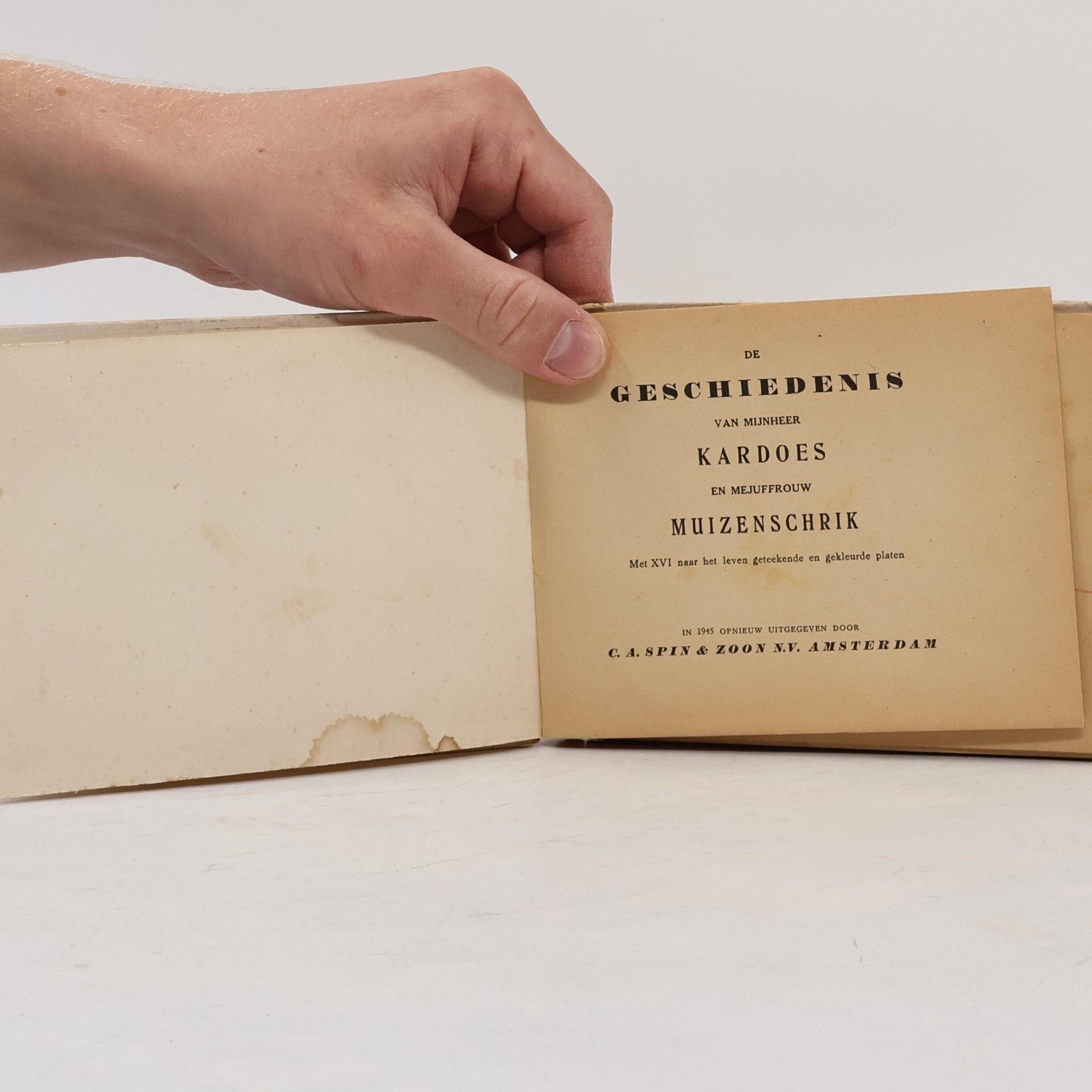 Autores varios De geschiedenis van mijnheer Kardoes en mejuffrouw Muizenschrik